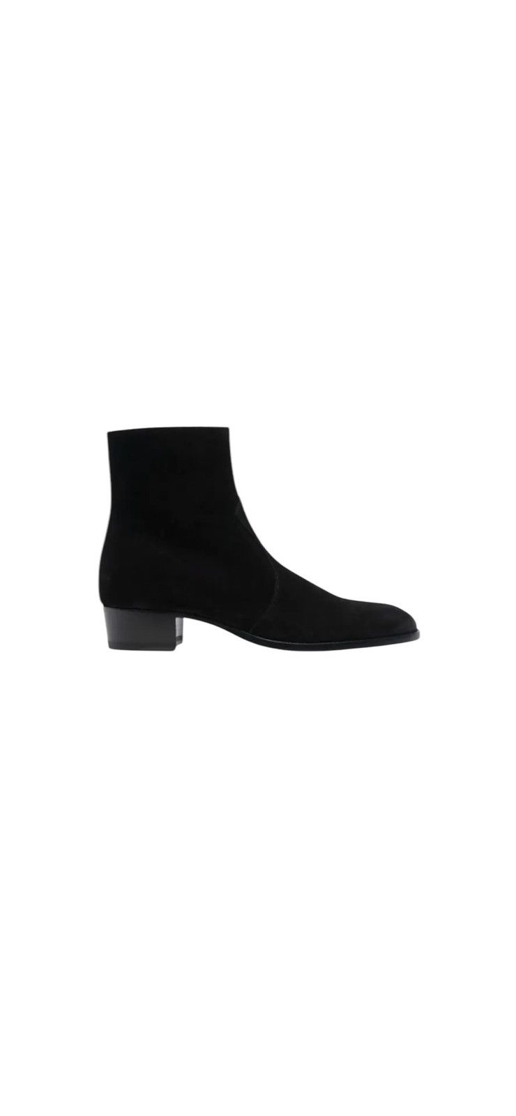 Saint Laurent Paris Saint Laurent Wyatt zipped boots suede Size US 13 / EU 46 - 1 Thumbnail