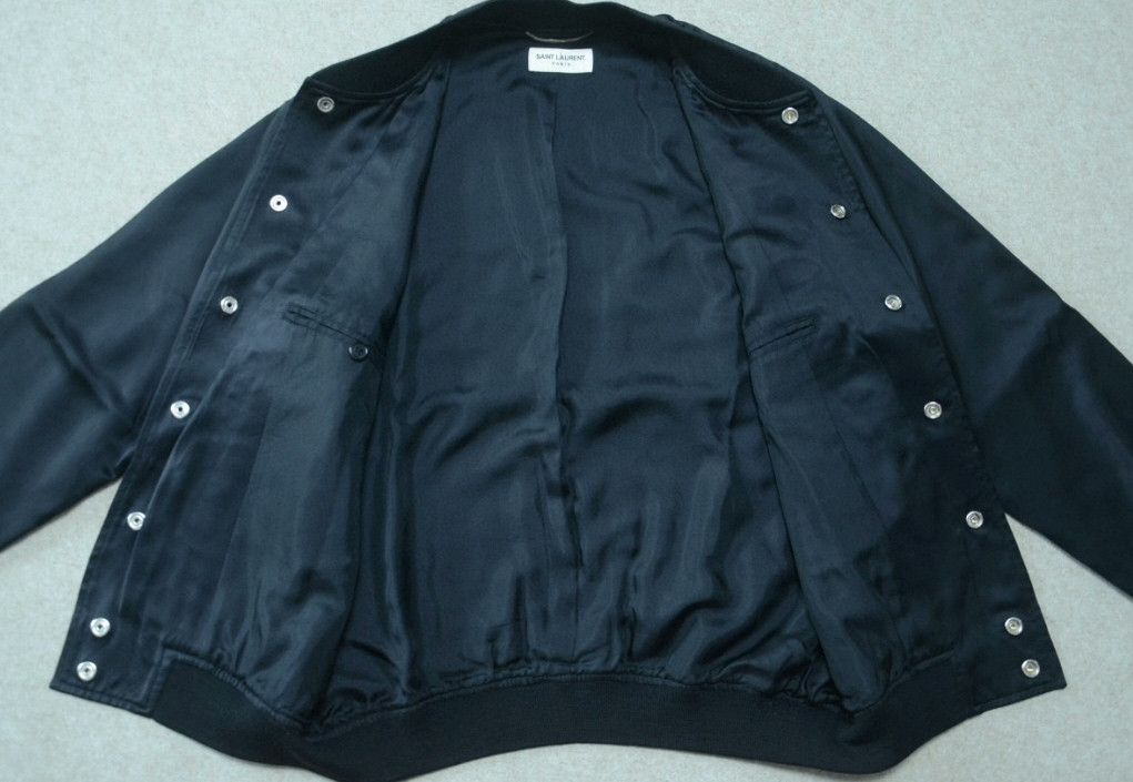 Yves Saint Laurent Saint Laurent SLP 15SS Silk Bomber Jacket. Size US L / EU 52-54 / 3 - 5 Thumbnail