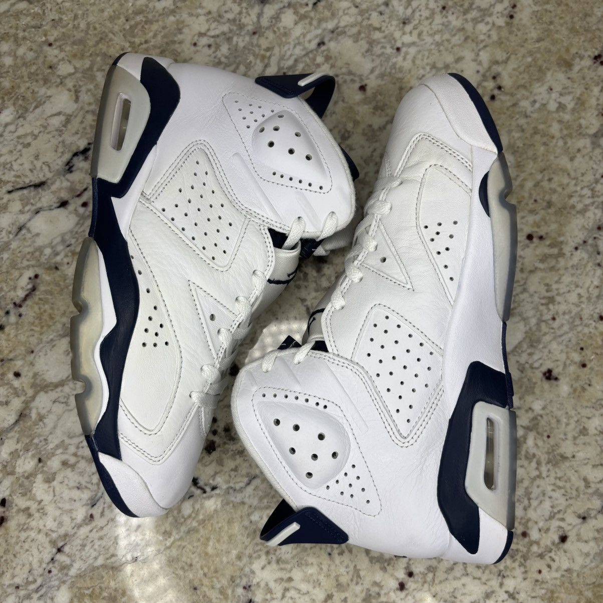 Jordan Brand Size 9.5 - Jordan 6 Retro Midnight Navy (2021) CLEAN W/Box Size US 9.5 / EU 42-43 - 12 Thumbnail