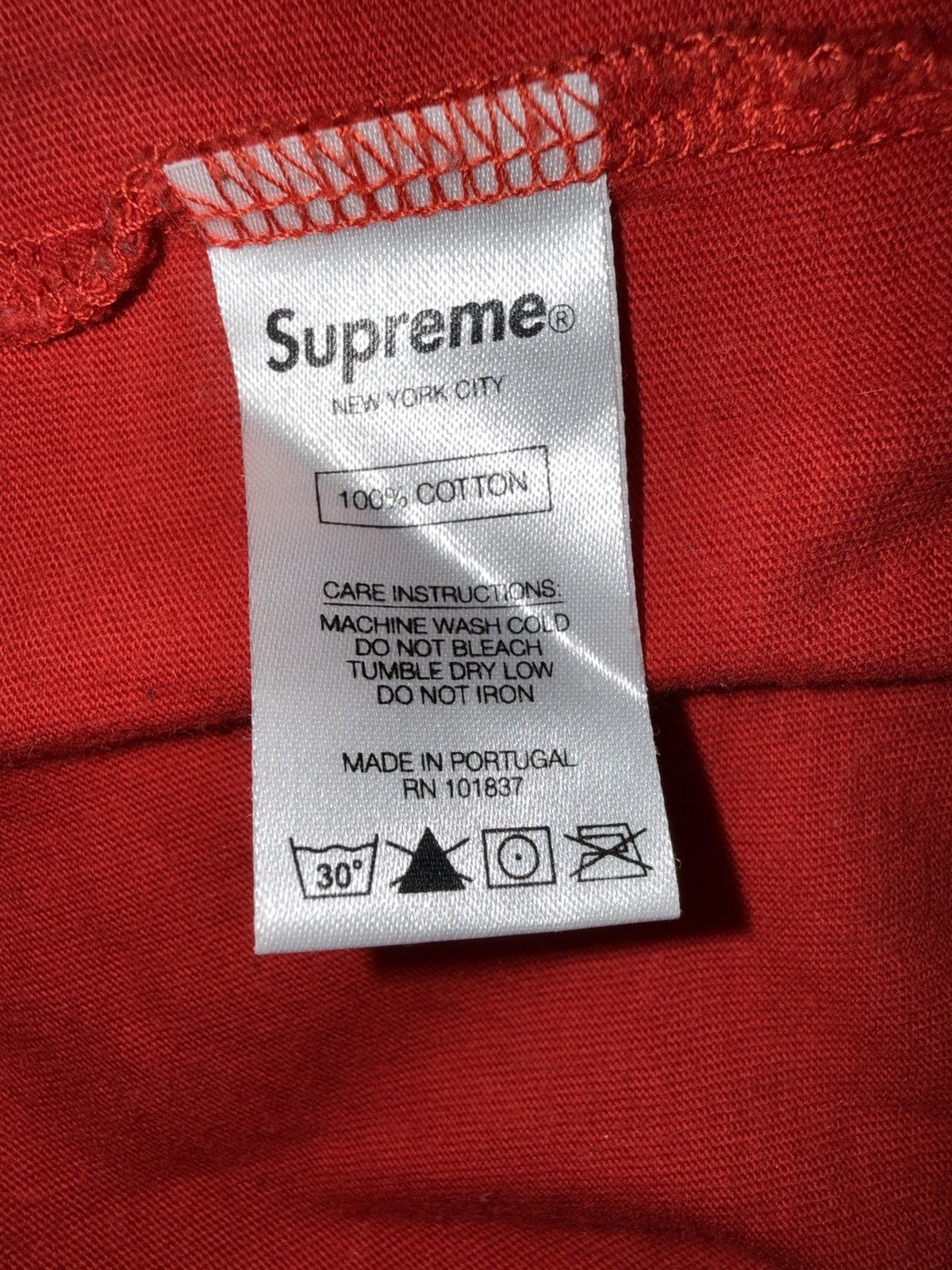 Supreme Supreme Intarsia script S/S top Size US L / EU 52-54 / 3 - 4 Thumbnail