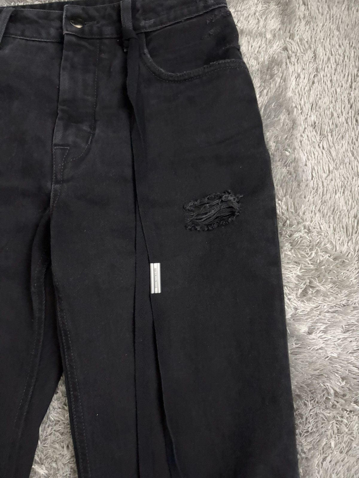 Ann Demeulemeester ANN DEMEULEMEESTER DISTRESSED FLARES Size US 28 / EU 44 - 3 Thumbnail