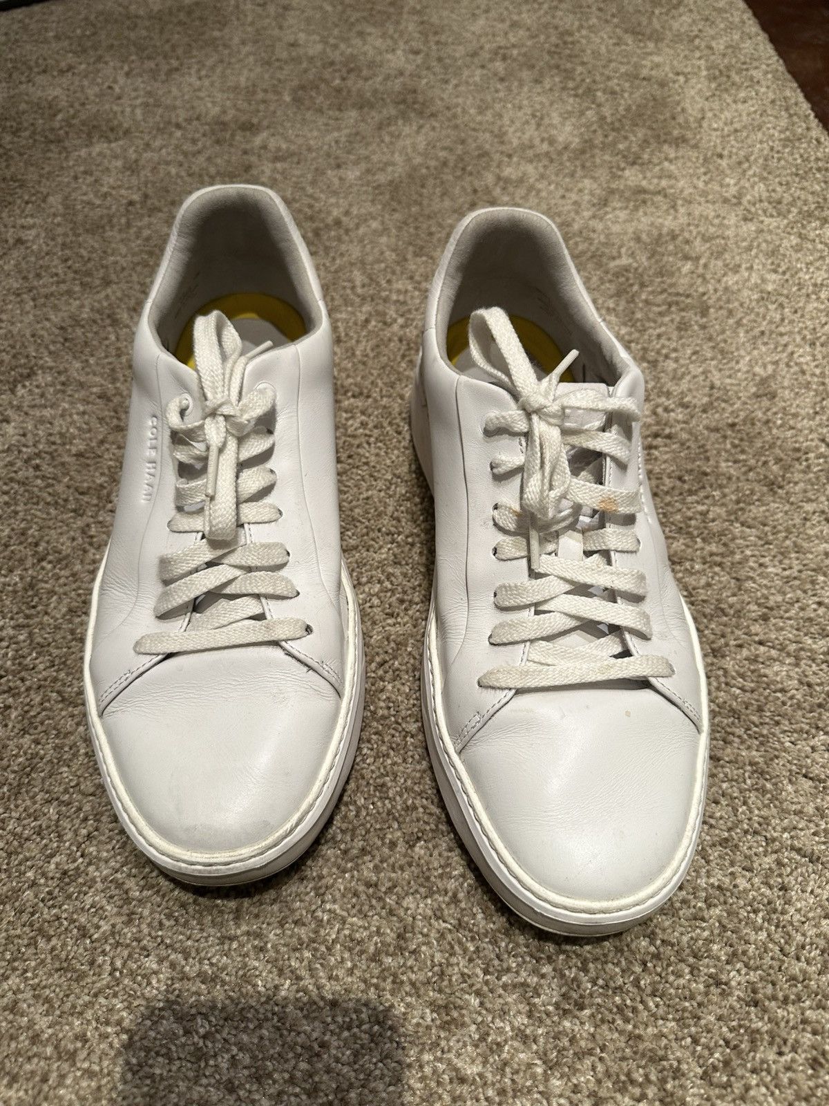 Cole Haan Ecco Soft 7 Leather Sneakers – Size 10 – White – Excellent C Size US 10 / EU 43 - 2 Thumbnail