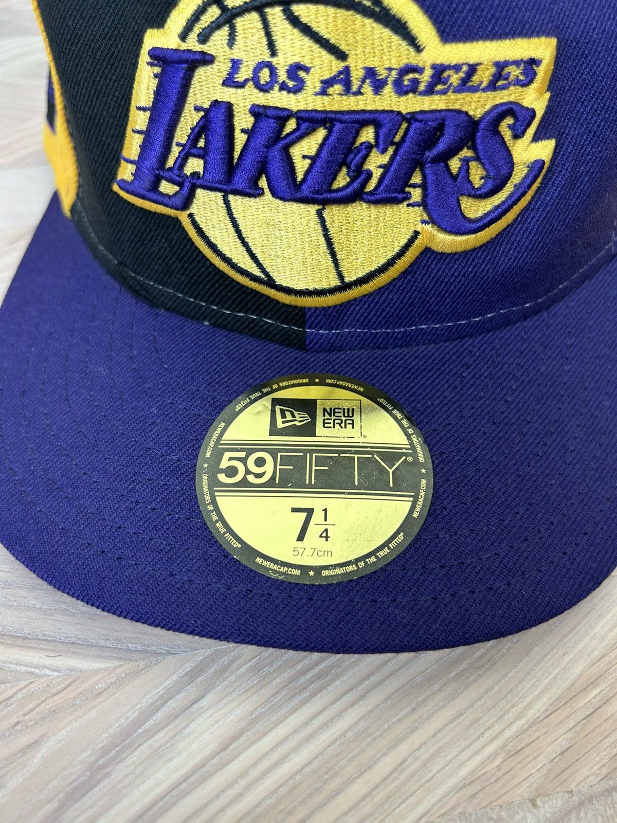 NBA × New Era × Vintage Vintage Le Brobe Los Angeles Lakers Hat Cap Size ONE SIZE - 4 Thumbnail