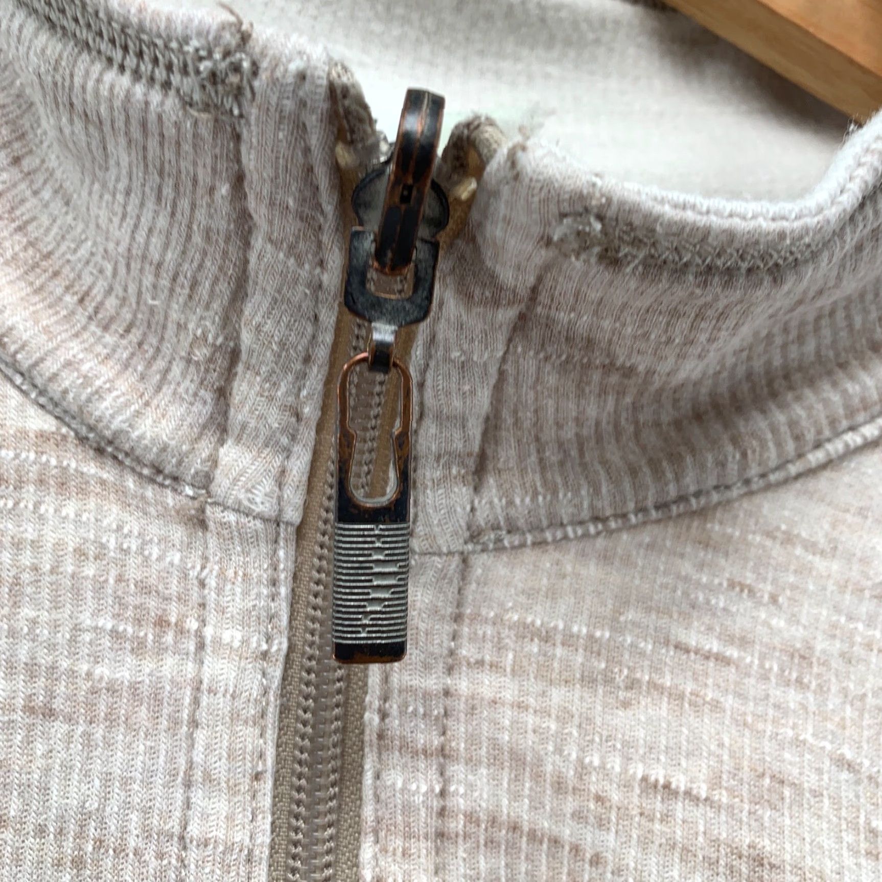 Tommy Bahama Tommy Bahama Sweater Main Selling Point Brand Mens 2XL Beige Reversible 1/4 Zip Pullover Knit Cotton Blend Mock Neck Long Sleeve Casual 26x29 90s? Size US XXL / EU 58 / 5 - 7 Thumbnail