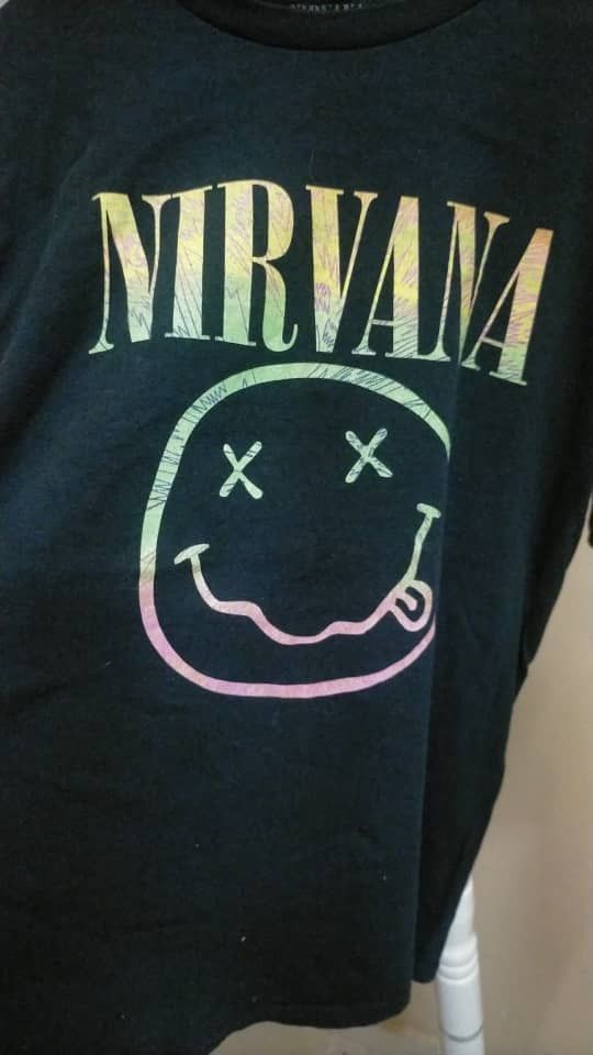 Band Tees × Nirvana Vintage Long Sleeve Nirvana Tees Size US XL / EU 56 / 4 - 2 Thumbnail