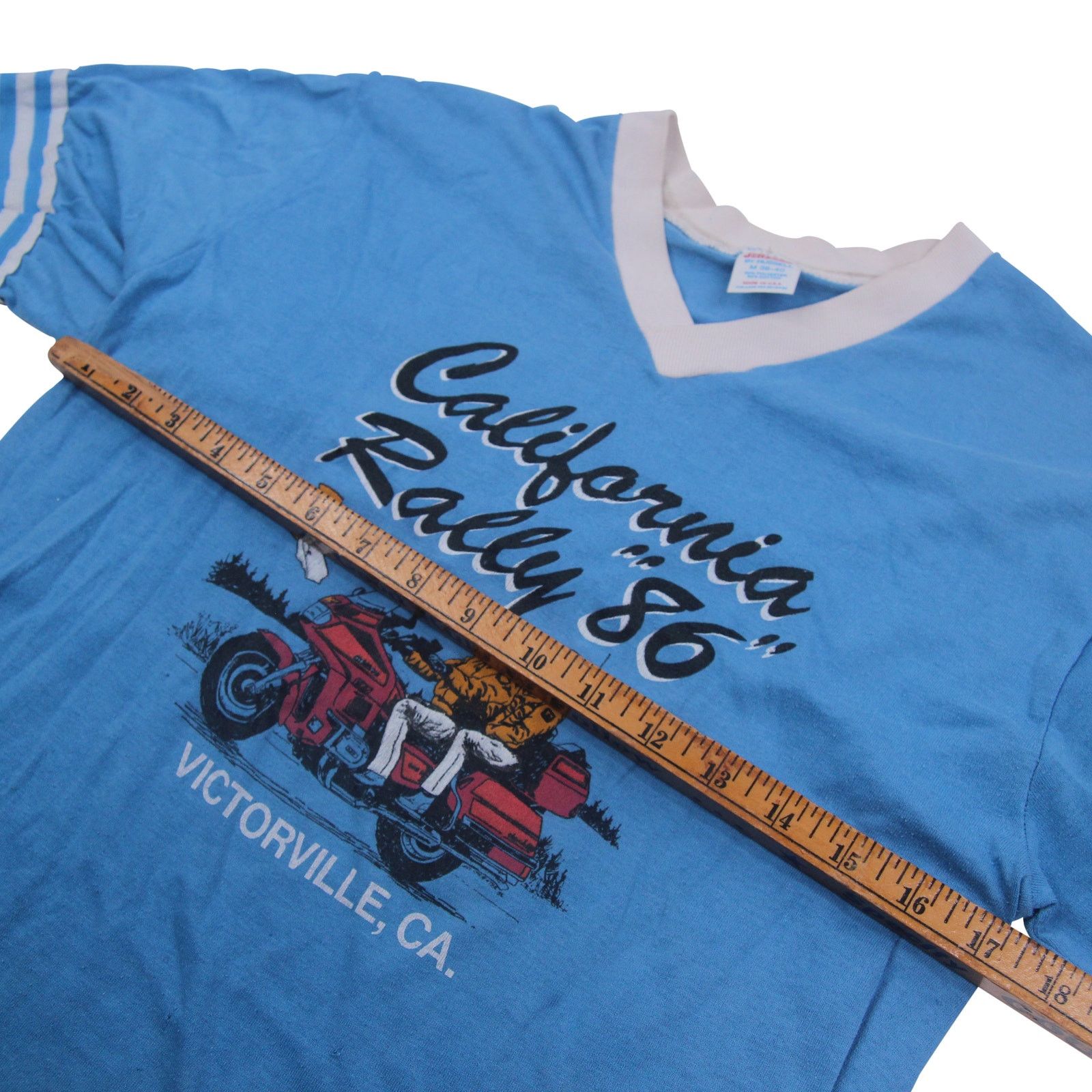 Vintage Vintage 1986 California Rally Graphic T Shirts Size US M / EU 48-50 / 2 - 6 Thumbnail