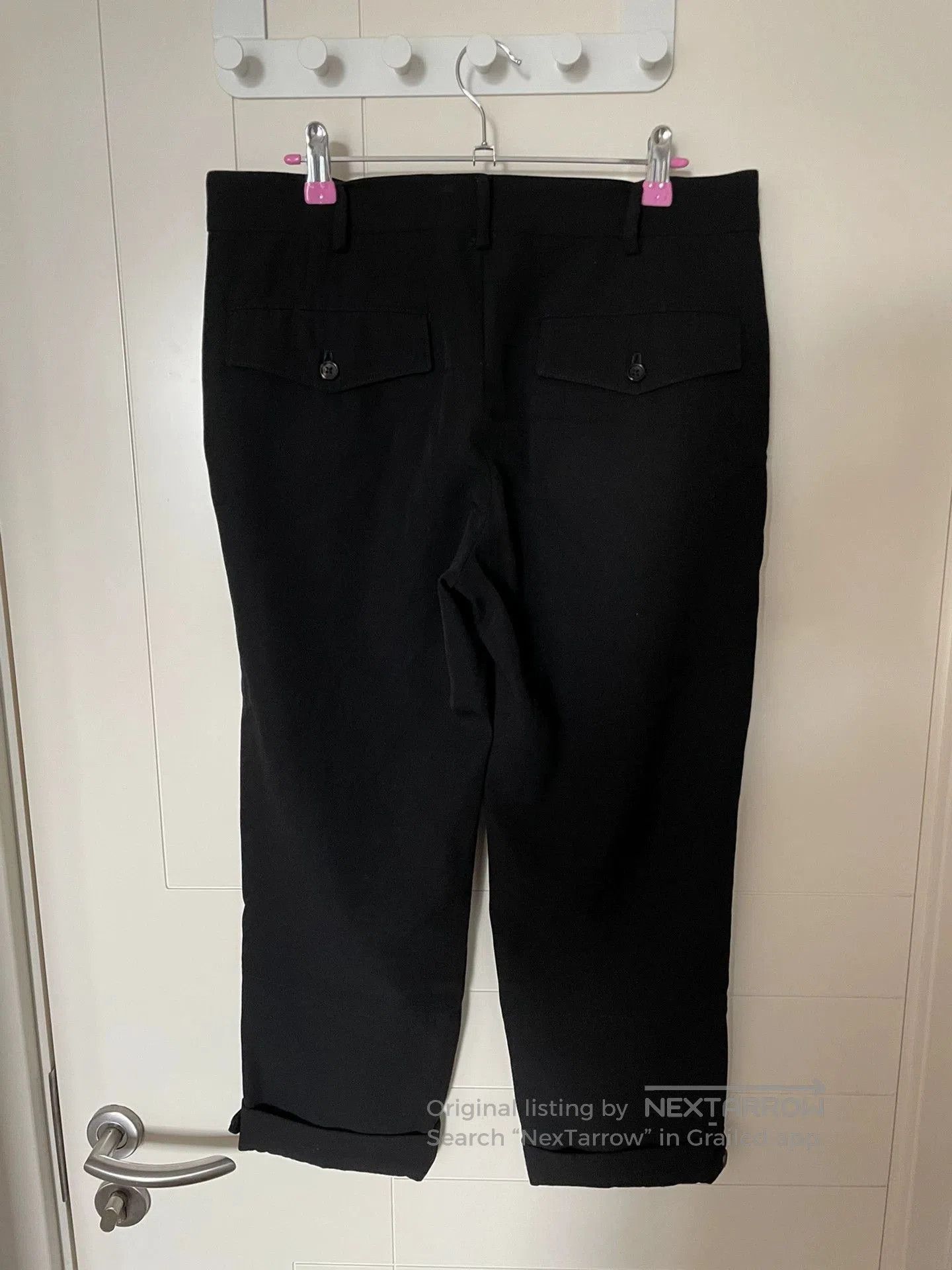 Yohji Yamamoto Yohji Yamamoto 07 Zip Cropped Pants. Size US 26 / EU 42 - 3 Thumbnail
