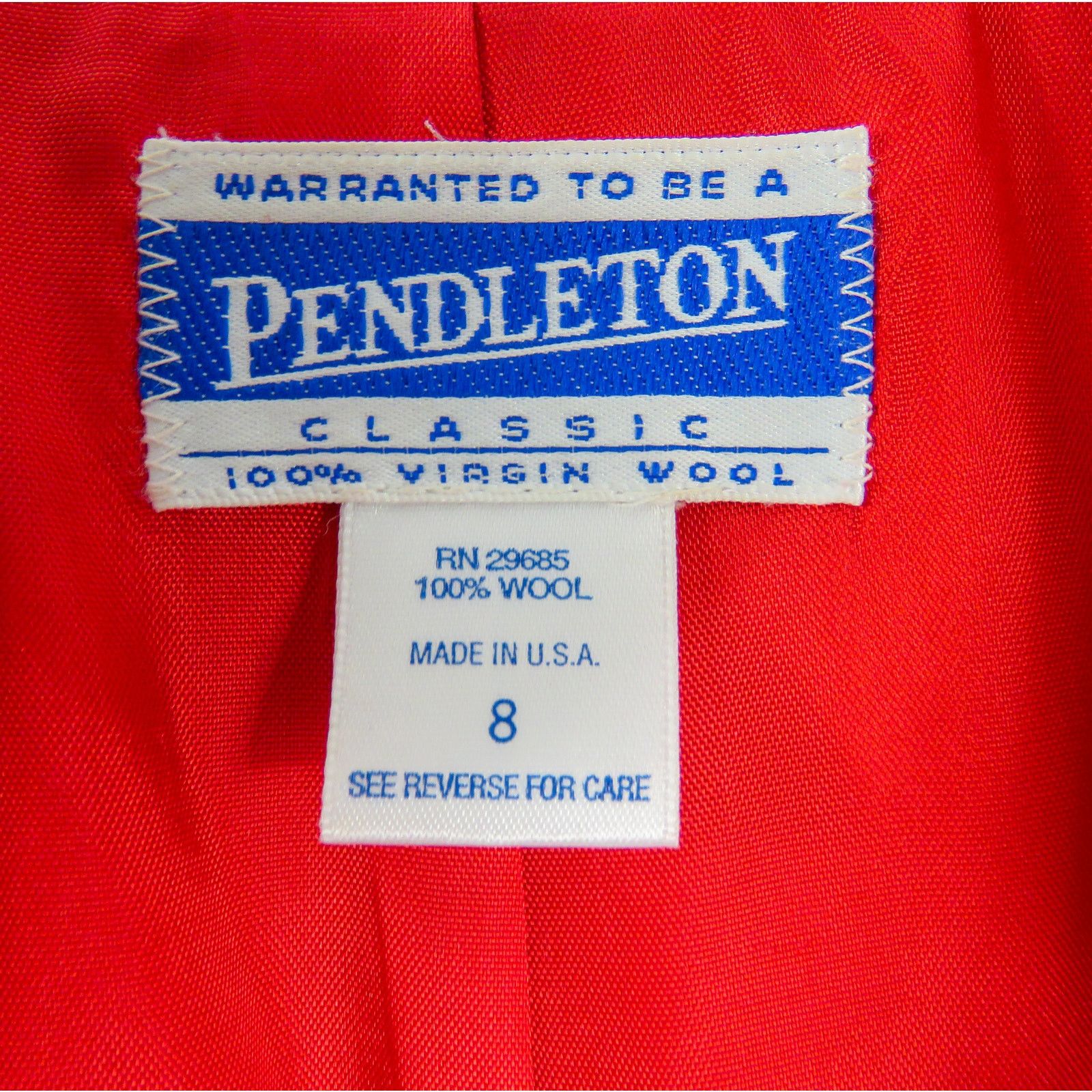 Pendleton Vintage Pendleton Red Blazer Jacket Gold Buttons Size Medium Size M / US 6-8 / IT 42-44 - 5 Thumbnail