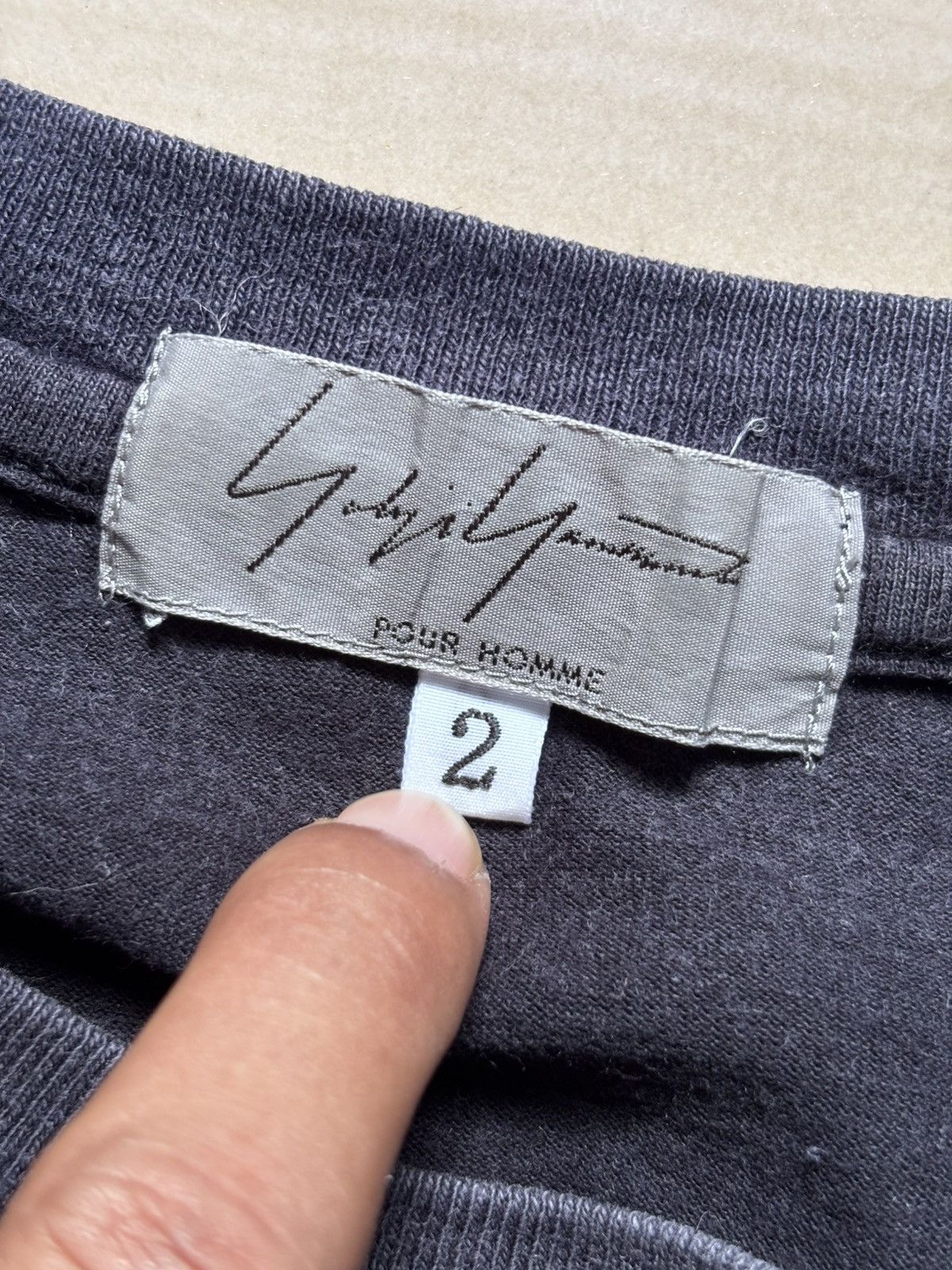 Yohji Yamamoto 90s Yohji Yamamoto Pour Homme Longsleeve Size US M / EU 48-50 / 2 - 4 Thumbnail