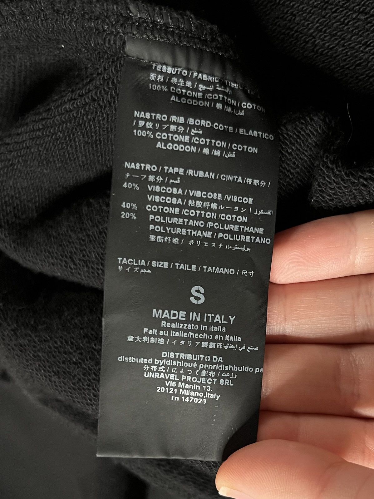 Ben Taverniti Unravel Project Vintage Black Sweatshirt Hoodie Skull Unravel Ben Taverniti Size US XL / EU 56 / 4 - 9 Thumbnail