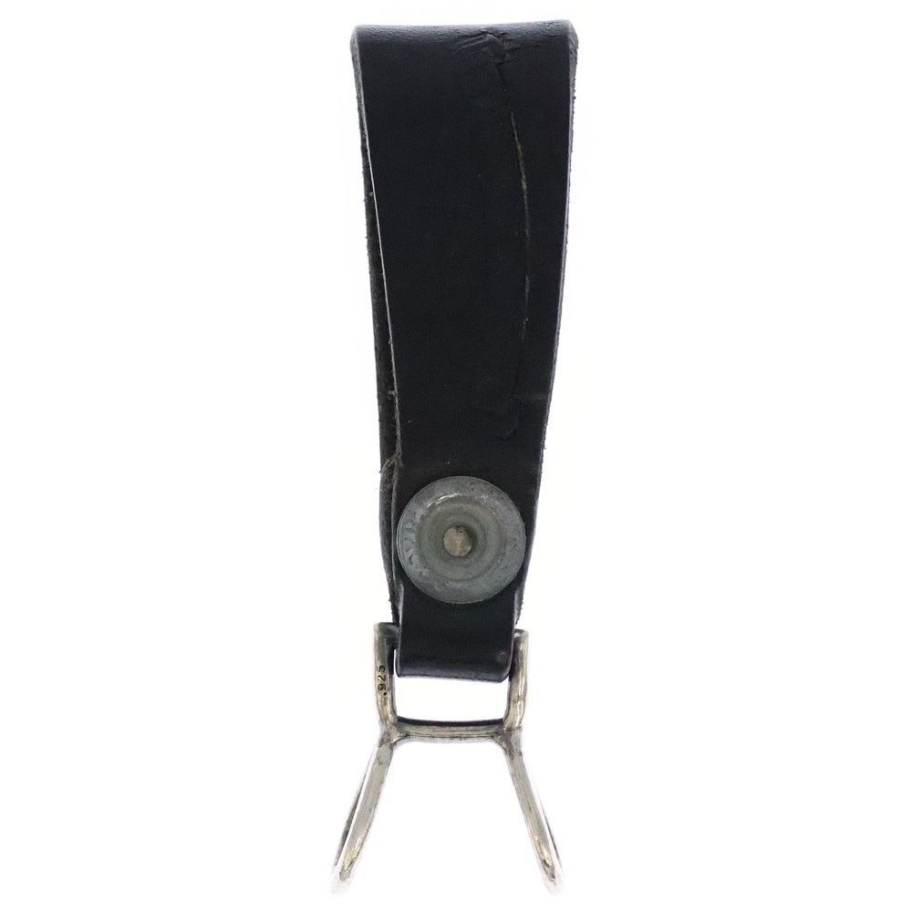 CHROME HEARTS Cross Ball Button Leather Belt Loop