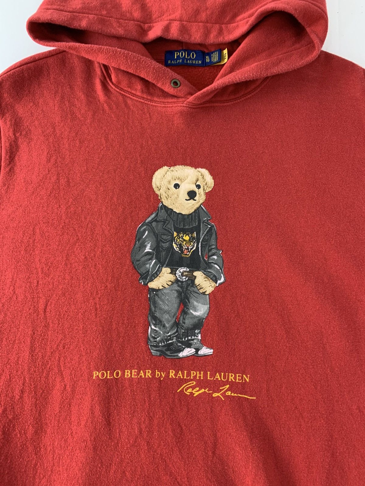 Polo Ralph Lauren Rare Polo Ralph Lauren Polo Bear Smart Streetwear Hoodie Size US XL / EU 56 / 4 - 3 Thumbnail