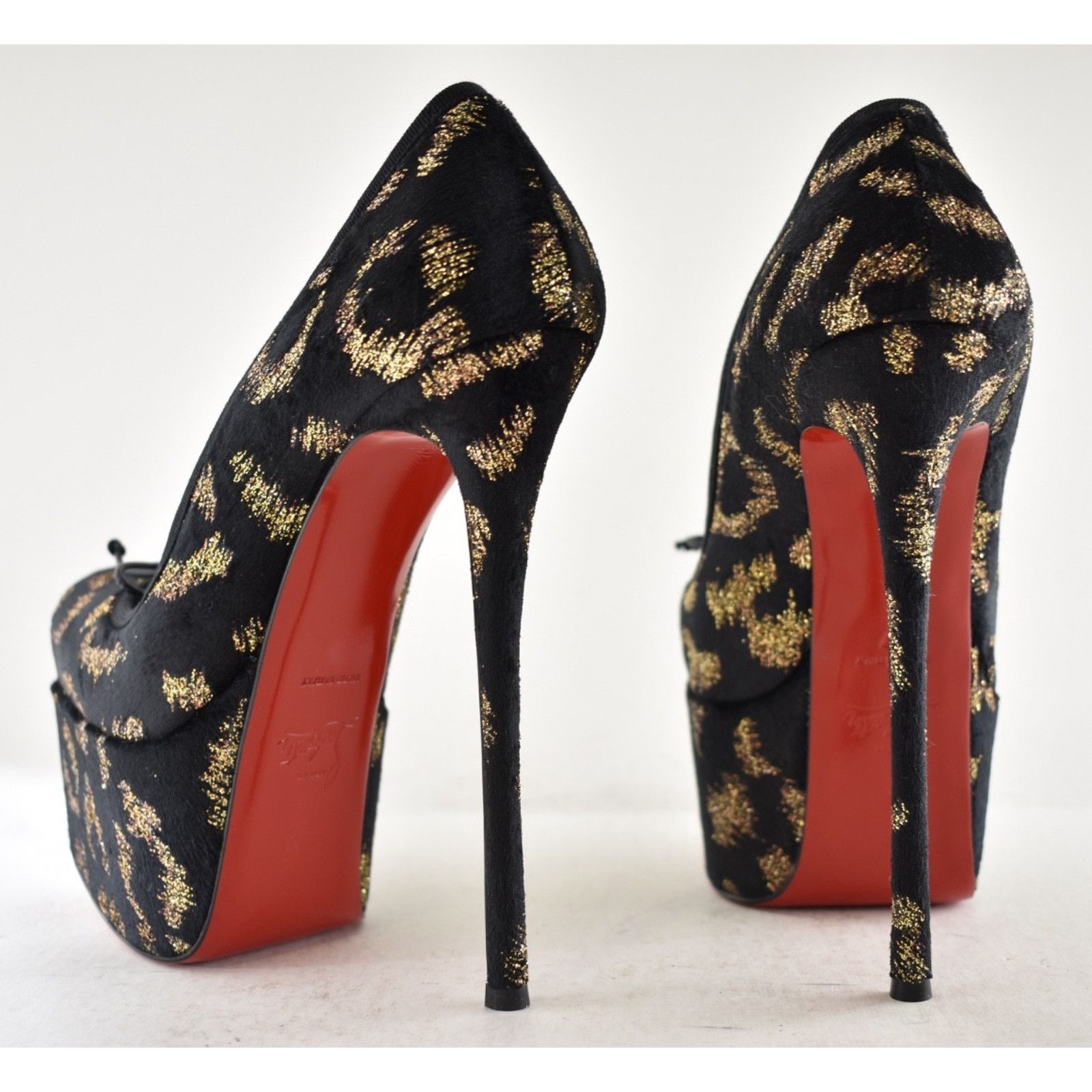 Christian Louboutin Christian Louboutin Cassia Nodo Alta 160 Black Pump 40 Size US 10 / IT 40 - 15 Thumbnail