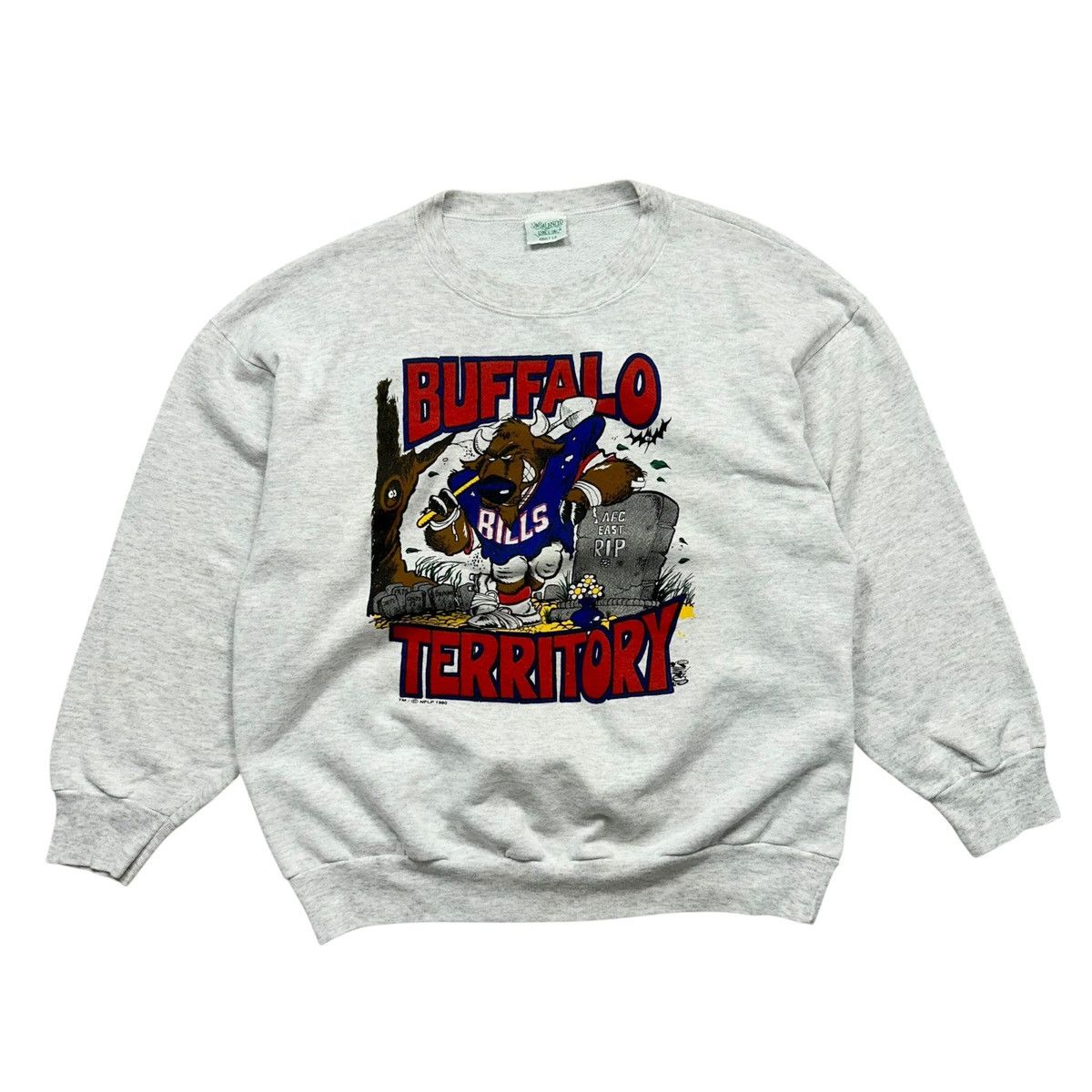 NFL VTG 90s BUFFALO BILLS TERRITORY 1990 SWEATSHIRT SIZE L Size US L / EU 52-54 / 3 - 1 Thumbnail