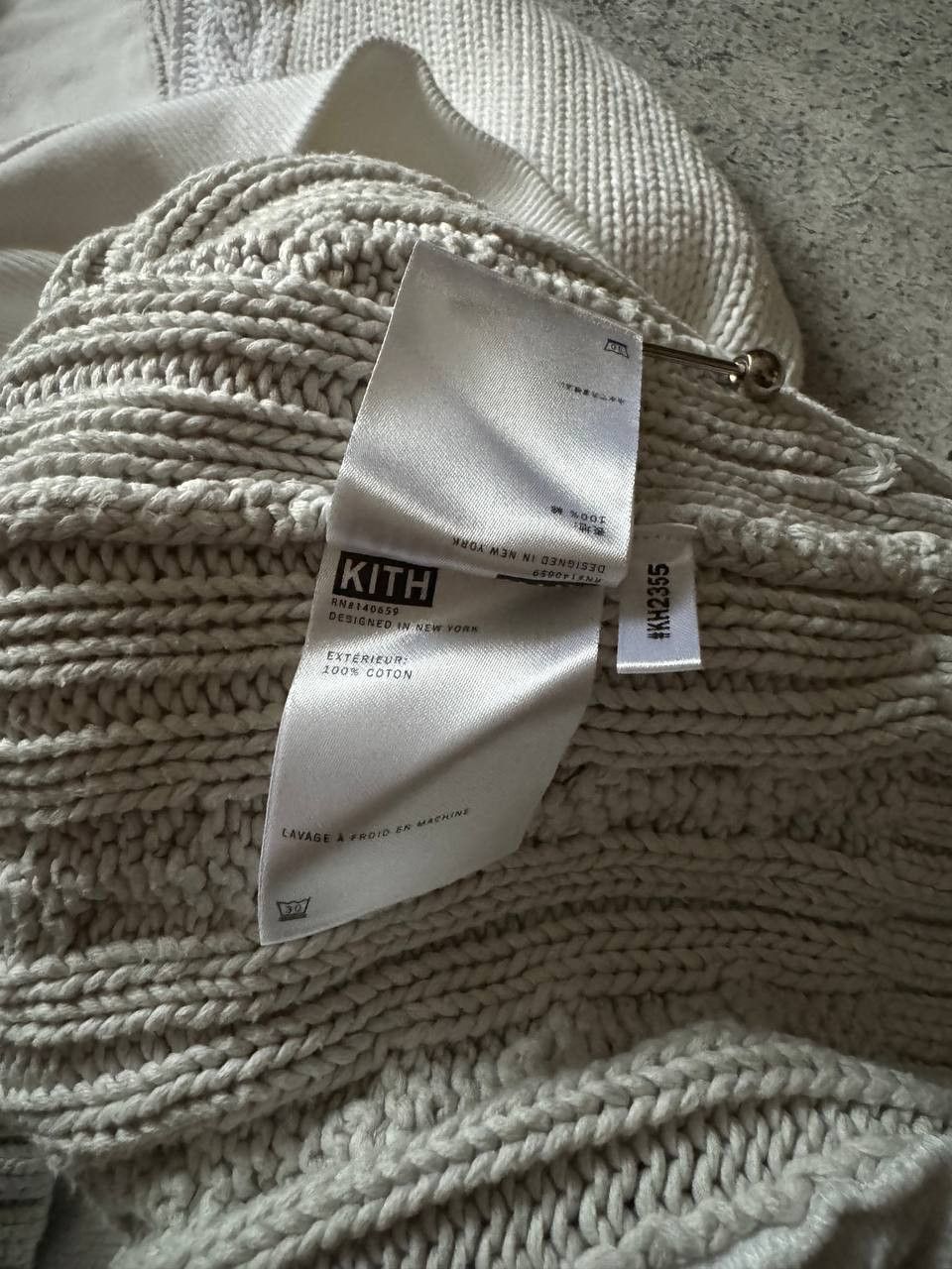 Kith ** KITH Adam Combo Knit Hoodie ** Size US M / EU 48-50 / 2 - 7 Thumbnail