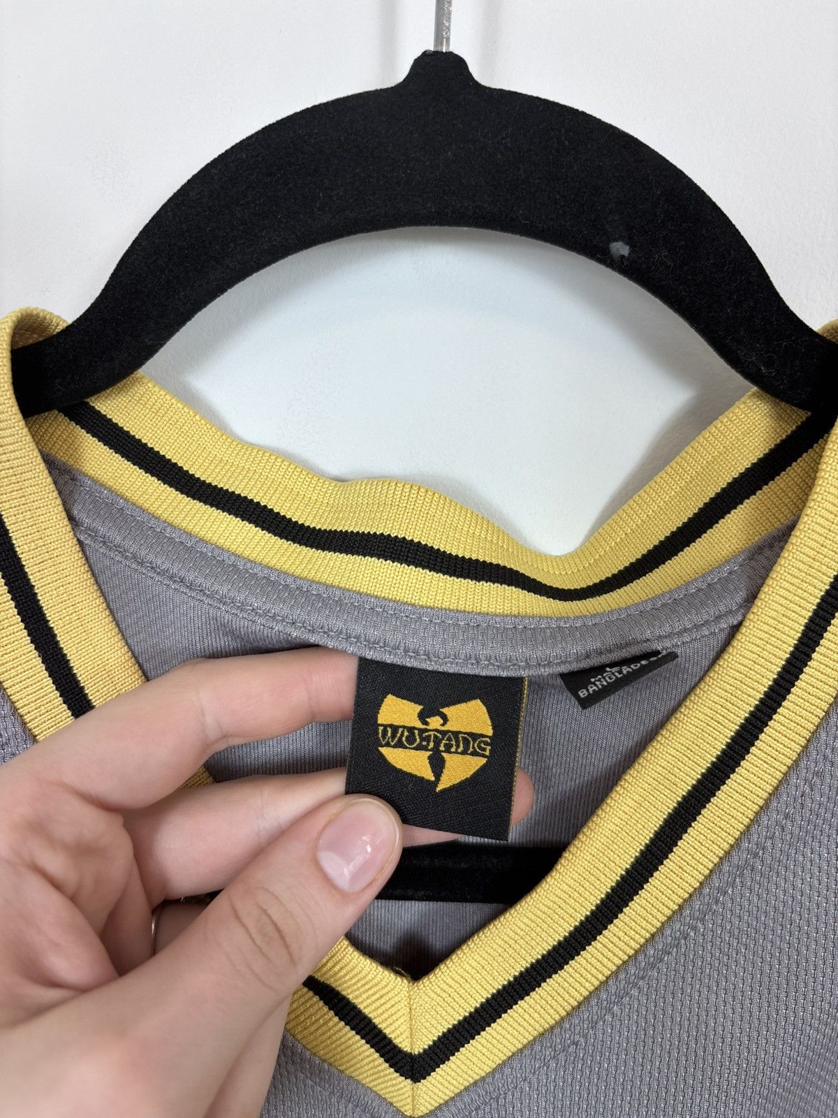 Wu-Tang Clan Wu-Tang Clan 36 Big Logo V-Neck Jersey T-Shirt Tee Size US L / EU 52-54 / 3 - 10 Thumbnail