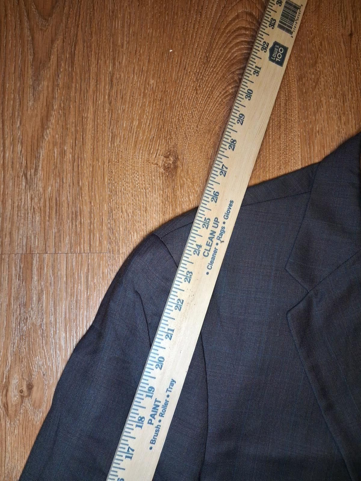 Hart Schaffner Marx Hart Schaffner Marx Sport Coat Mens 48R Brown Glen Plaid Size 48R - 12 Thumbnail
