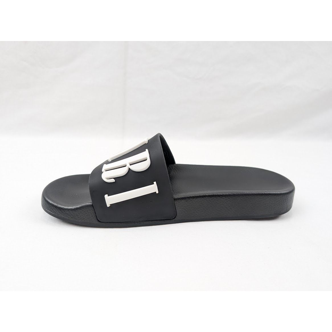 Amiri o1rshd1 Logo Pool Slide Slipper in Black/White Size US 7 / EU 40 - 7 Thumbnail