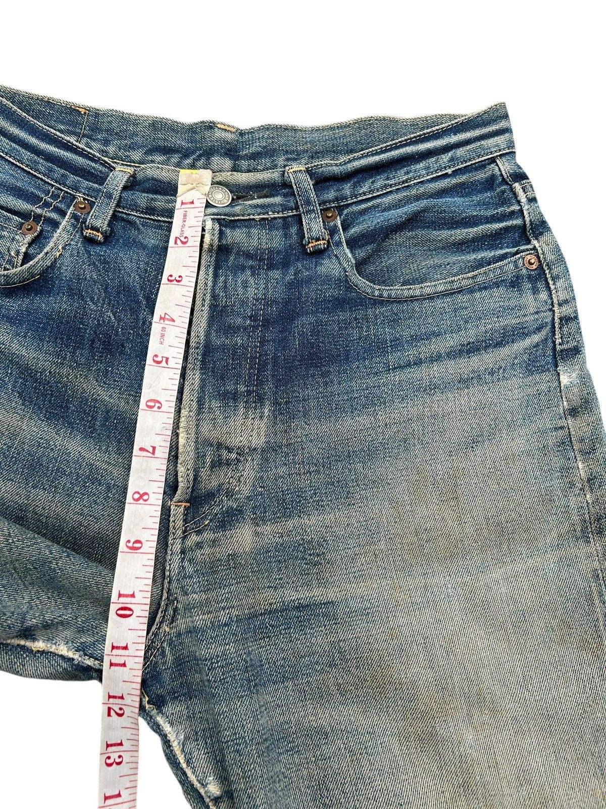 Kapital Thrashed Vintage Hysteric Glamour Selvedge Dirty Denim Jeans Size US 30 / EU 46 - 21 Thumbnail