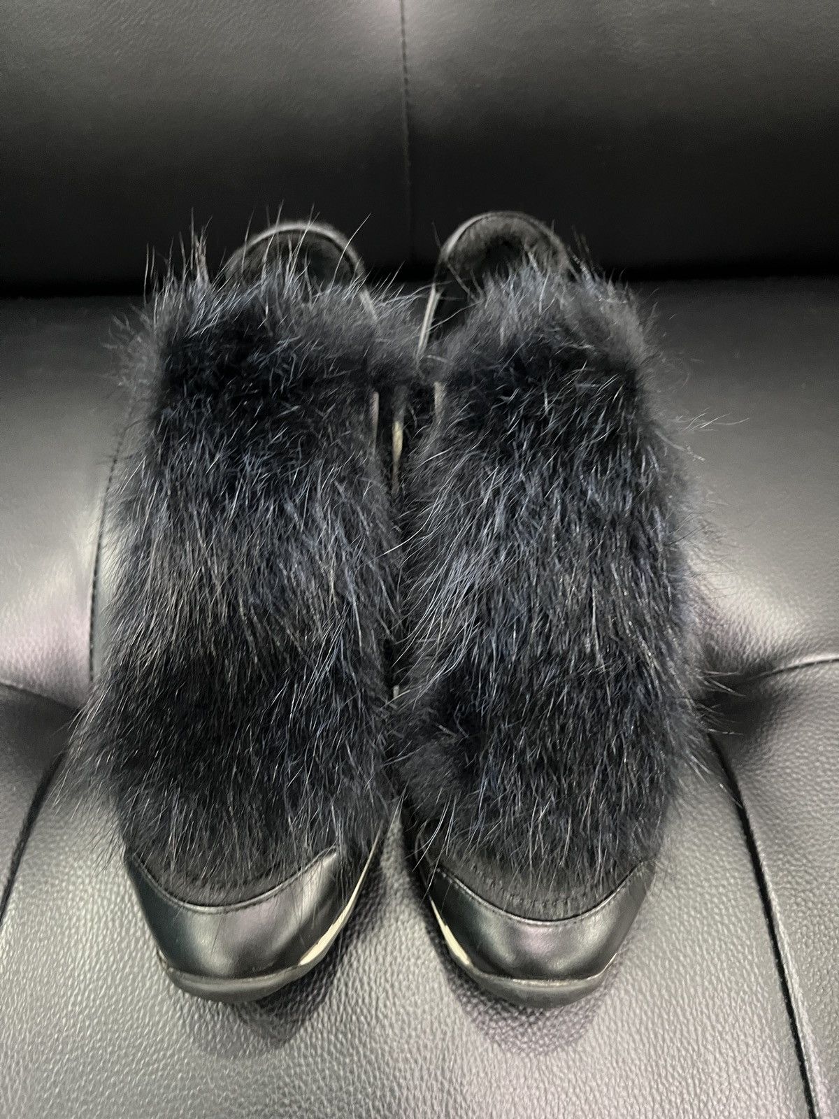Pierre Hardy Pierre Hardy Fur & Haircalf Sneakers Size US 9 / IT 39 - 12 Thumbnail