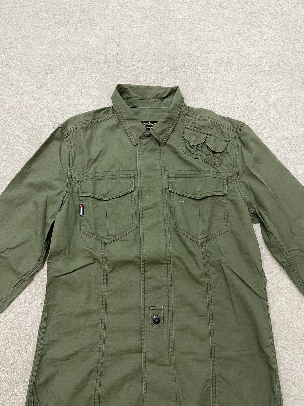 291295=Homme 291295=home Shirt Olive Utility Multi Pocket 14th if6was9 Size US M / EU 48-50 / 2 - 2 Thumbnail