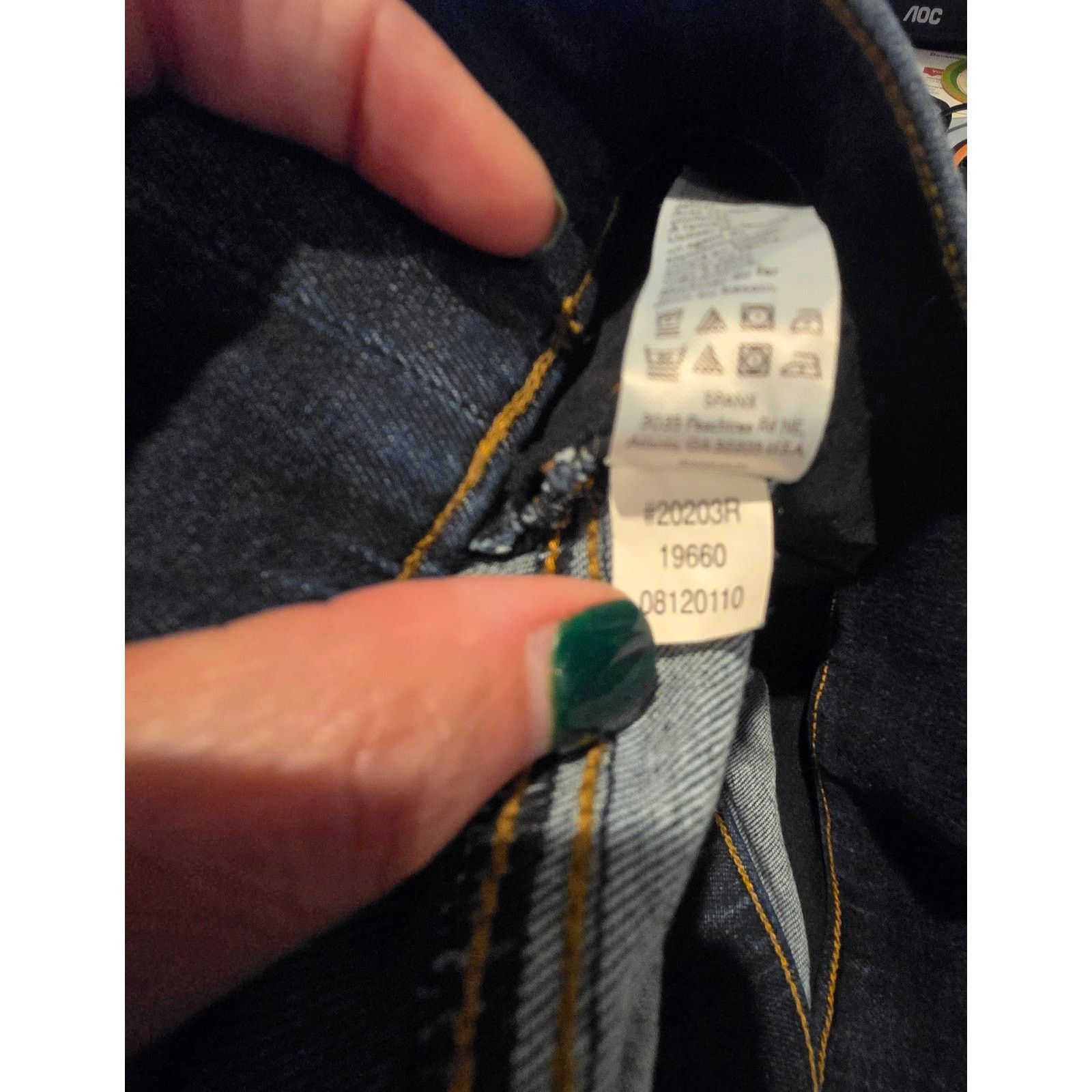Spanx Spanx Sz M Jeans Distressed SKINNY Ankle Length raw hem Size 29" - 5 Thumbnail