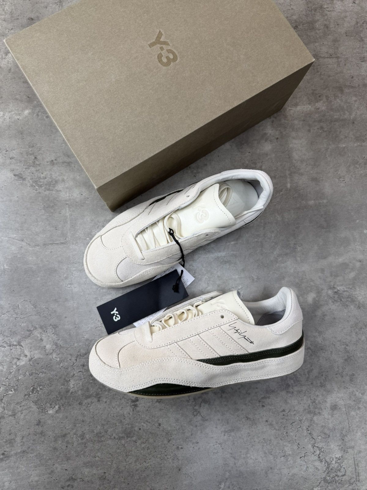 Adidas Adidas Y-3 Gazelle Cream White Sneakers Size 36 2/3 Size US 5.5 / IT 35.5 - 9 Thumbnail