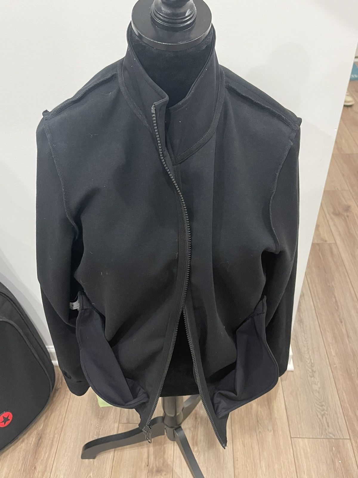 Off-White Off‑White Logo Black Track Zip‑Up Jacket S Size US S / EU 44-46 / 1 - 12 Thumbnail