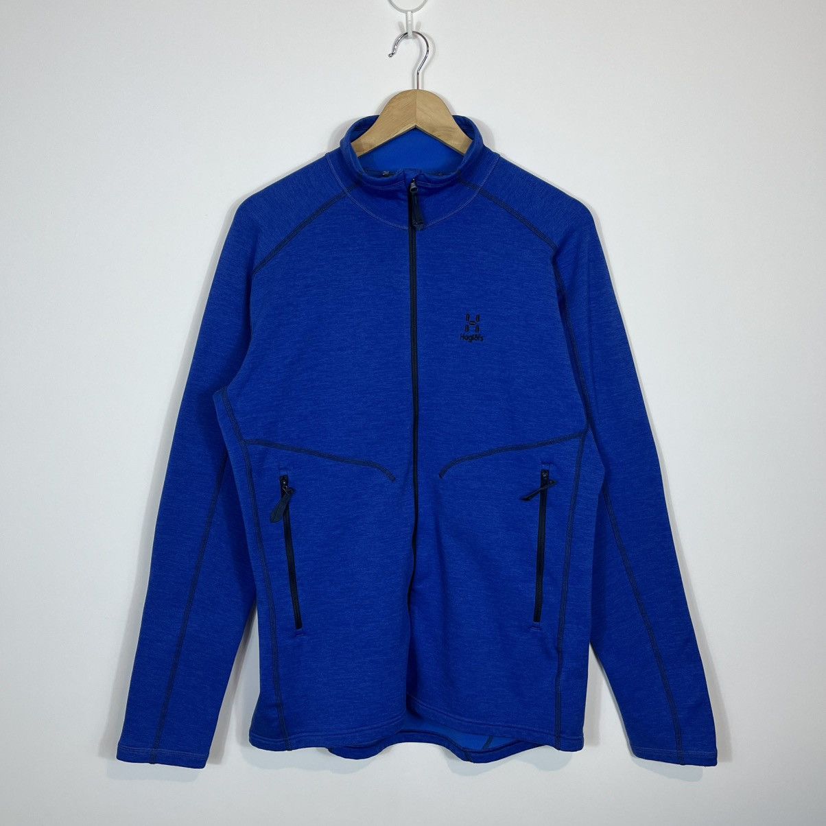 Haglofs Haglöfs Heron Storm Blue Full Zip Fleece Jacket Outdoor Size US XL / EU 56 / 4 - 1 Thumbnail