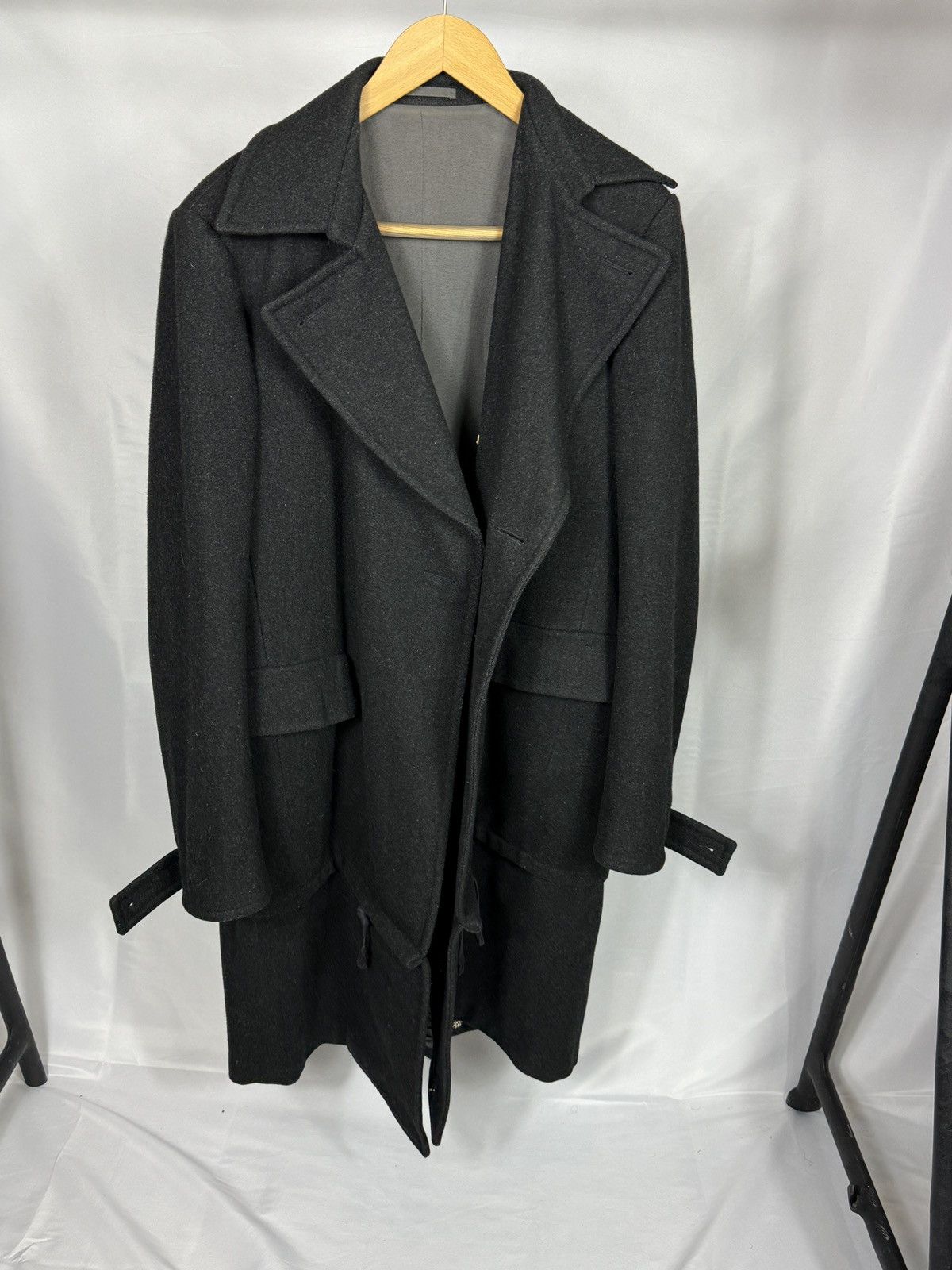 Carol Christian Poell Carol Christian Poell Adjustable Wool Coat – Made in Italy Size US M / EU 48-50 / 2 - 1 Thumbnail