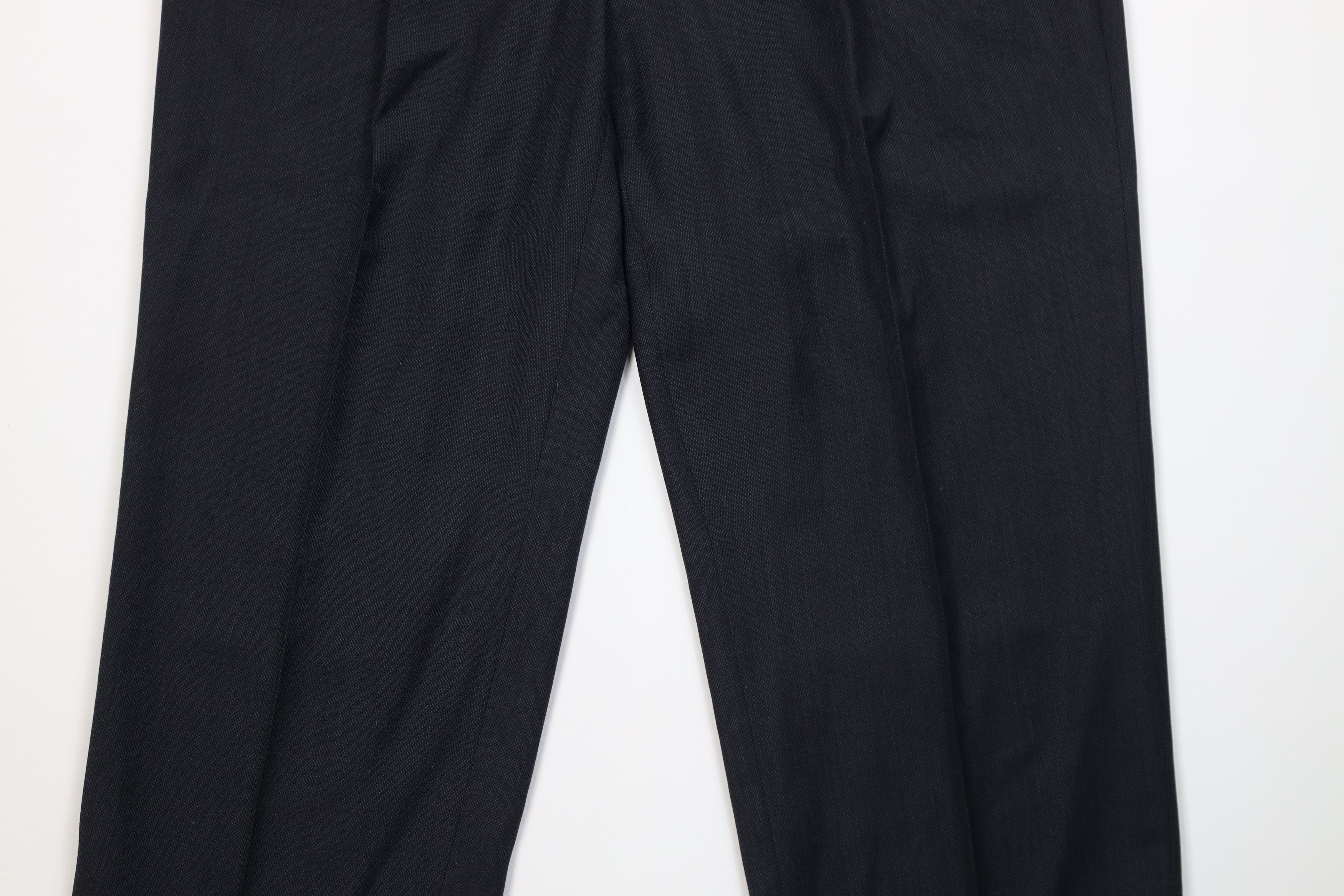 Vintage Vintage 70s Streetwear Knit Wide Leg Chino Pants Blue USA Size US 38 / EU 54 - 3 Thumbnail