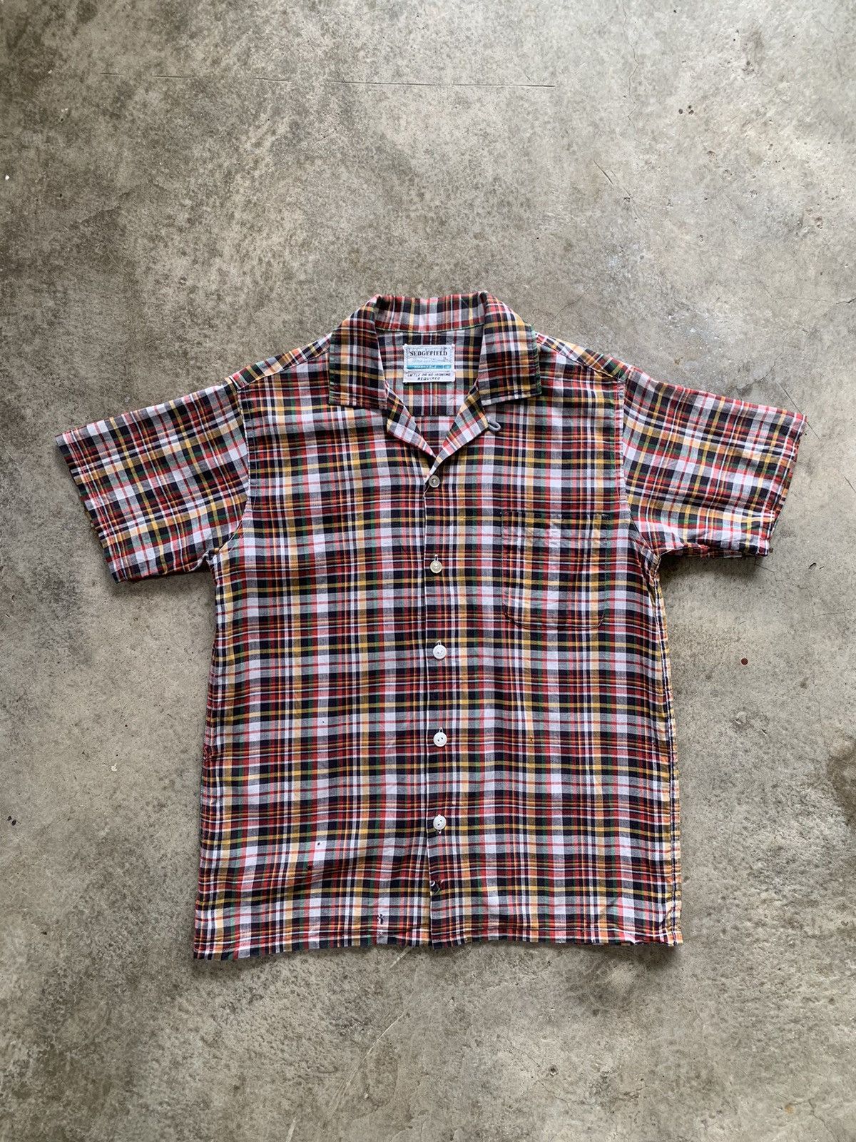 Vintage 60’s Sedgefield Boys Sportswear Rockabilly Shirt Size US XS / EU 42 / 0 - 1 Thumbnail