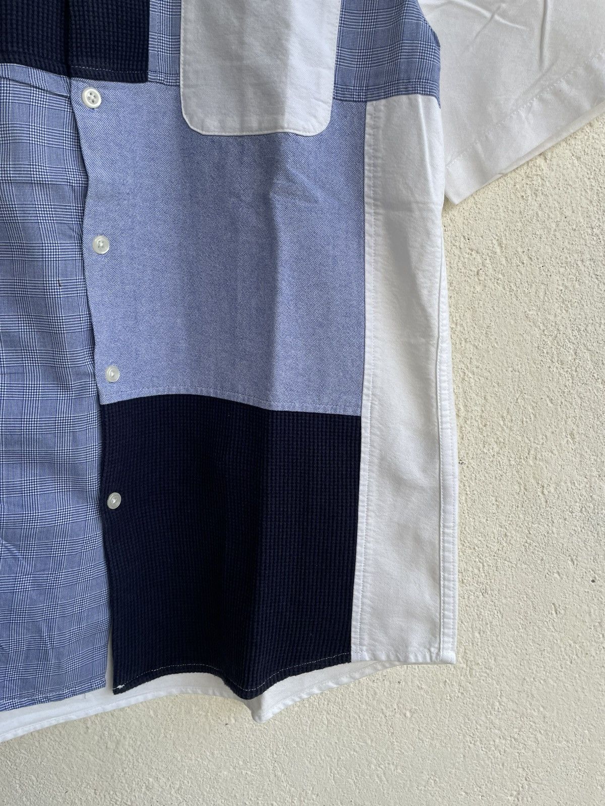 Issey Miyake 2000s issey Miyake Archival Patchwork Colorblock Shirt y’s Size US L / EU 52-54 / 3 - 3 Thumbnail