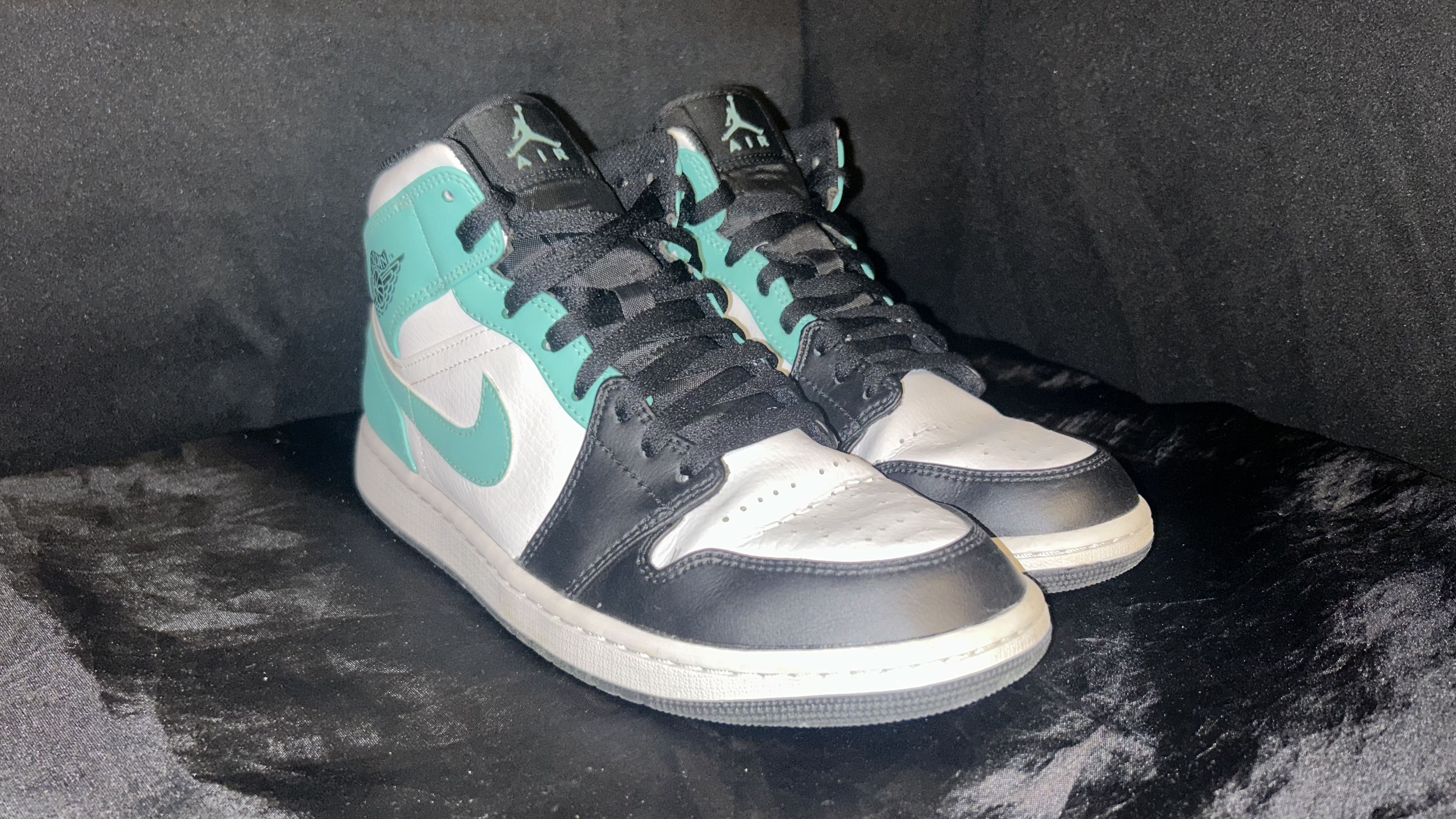 Nike Air Jordan 1 Mid “Tropical Twist / Igloo” - Men’s Size 10 Size US 10 / EU 43 - 1 Thumbnail