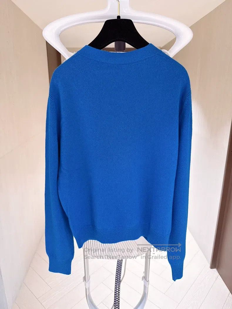 Hermes Hermes Blue knitted cardigan Size XS / US 0-2 / IT 36-38 - 6 Thumbnail