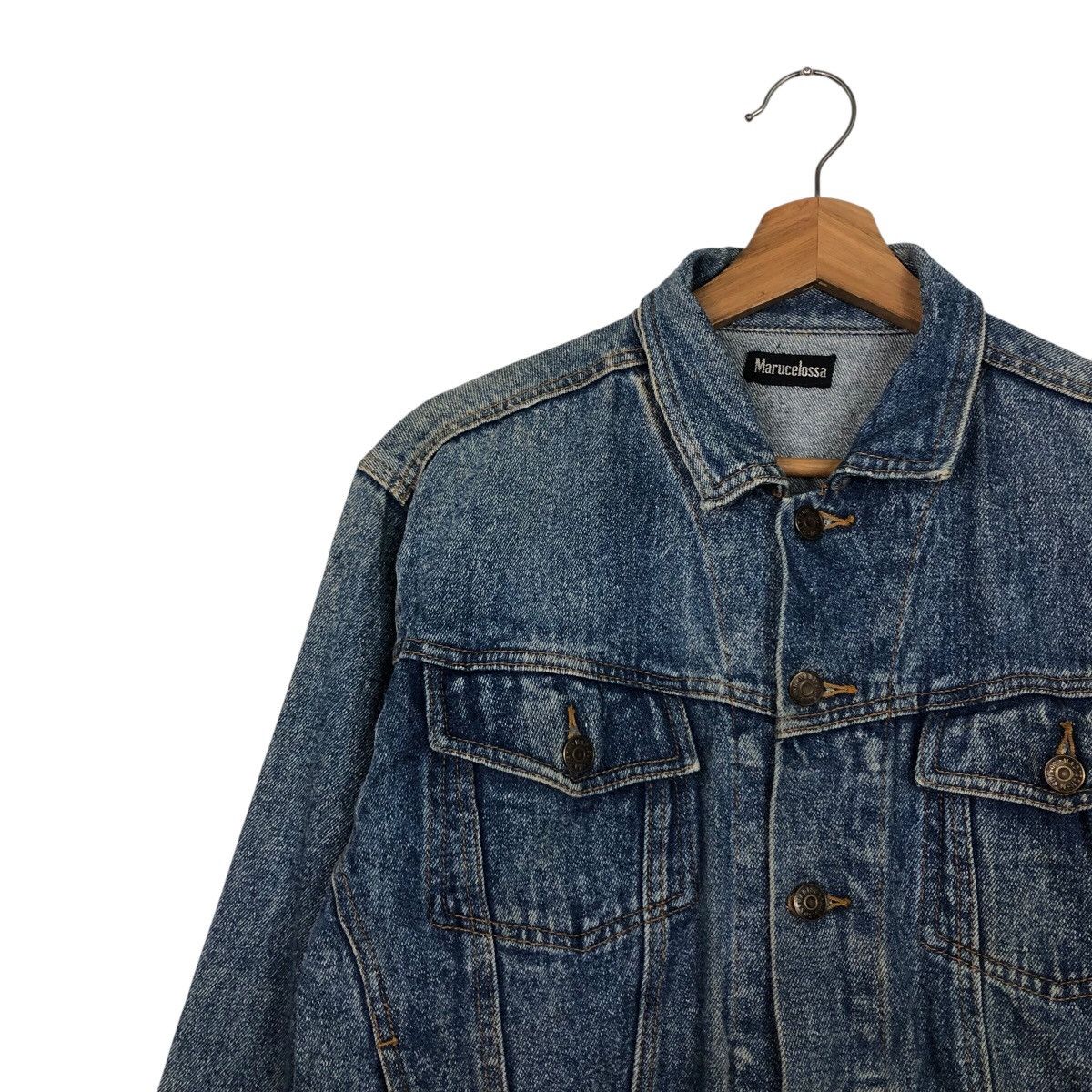 Japanese Brand 📌Vintage Trucker Denim Jacket Marucelossa Issey Miyake Size US M / EU 48-50 / 2 - 8 Thumbnail