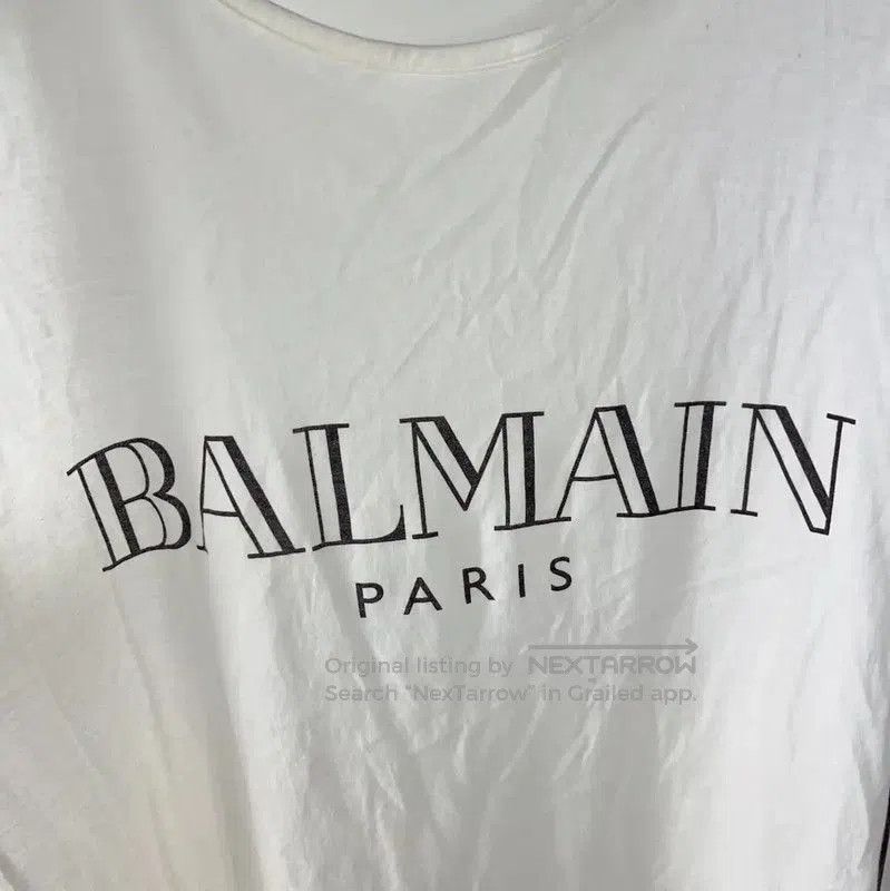 Balmain Balmain Women's White Cotton T-shirt . Size M / US 6-8 / IT 42-44 - 3 Thumbnail