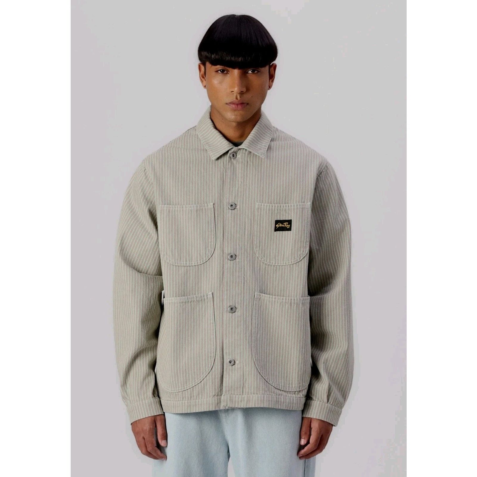 Stan Ray STAN RAY Shop Coverall acket Hickory Stripe USA Cotton XS Size US XS / EU 42 / 0 - 2 Thumbnail
