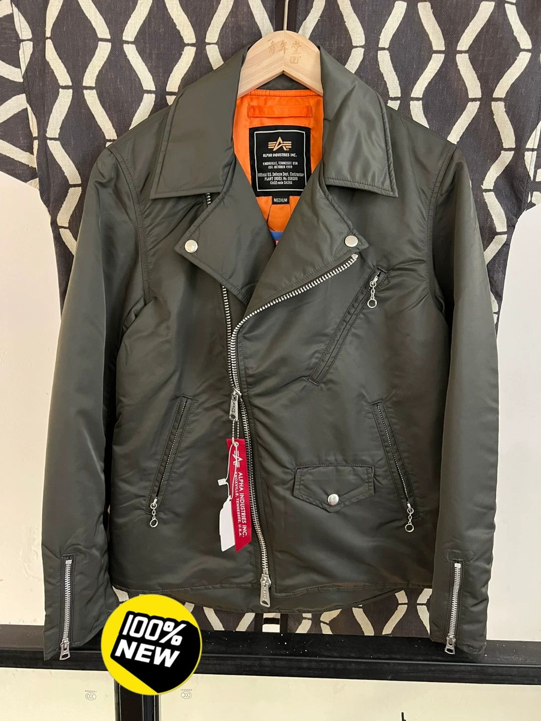 Japanese Brand new alpha motorcycle jacket in size medium Size US M / EU 48-50 / 2 - 1 Thumbnail