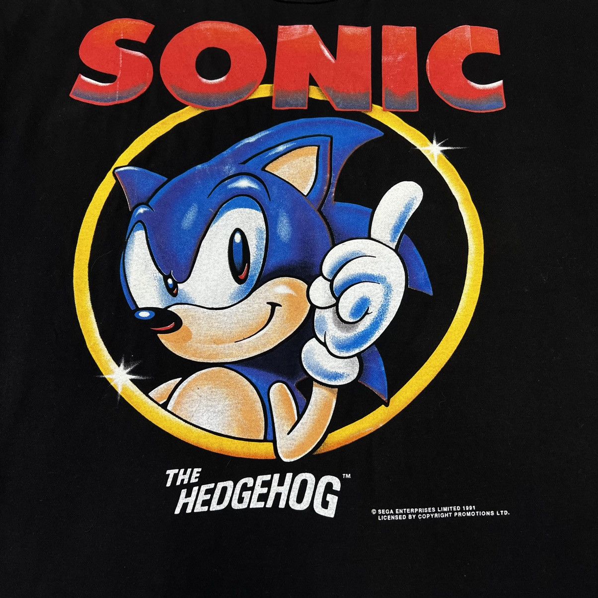 Nintendo × Vintage Vintage Tee Sonic the Hedgehog Sega 1991 Streetwear Style Size US XL / EU 56 / 4 - 3 Thumbnail