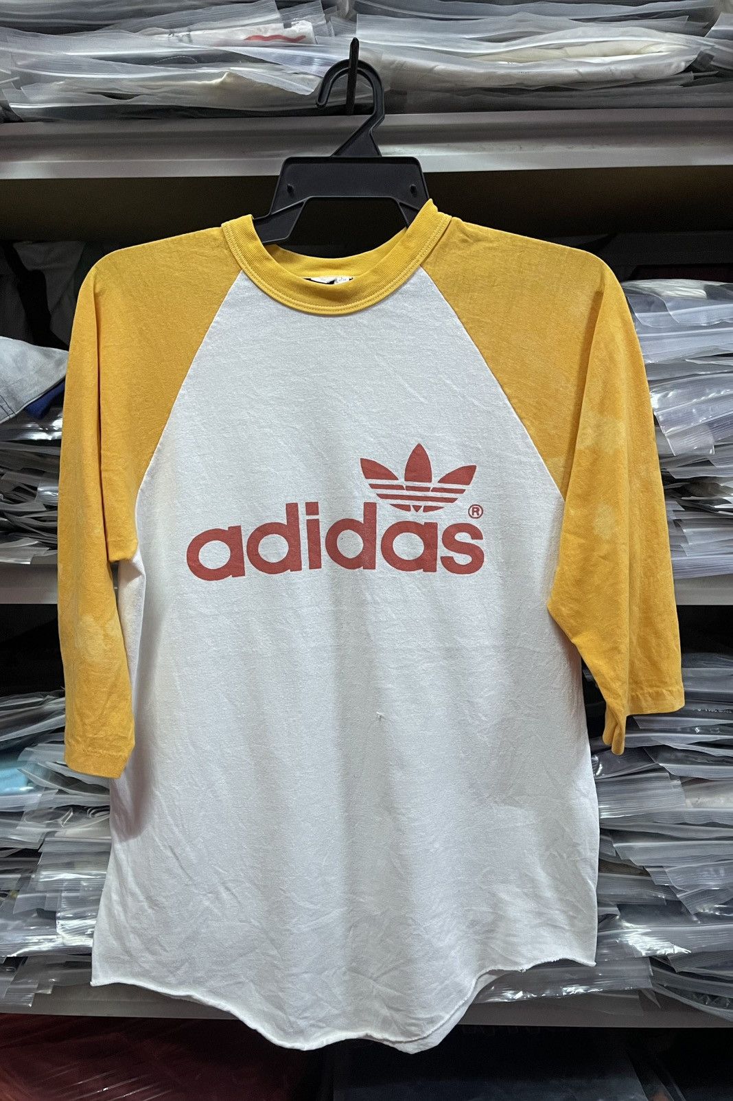 Adidas Vintage 80's Adidas Raglan Shirt Very Rare🔥🔥🔥 Size US L / EU 52-54 / 3 - 1 Thumbnail