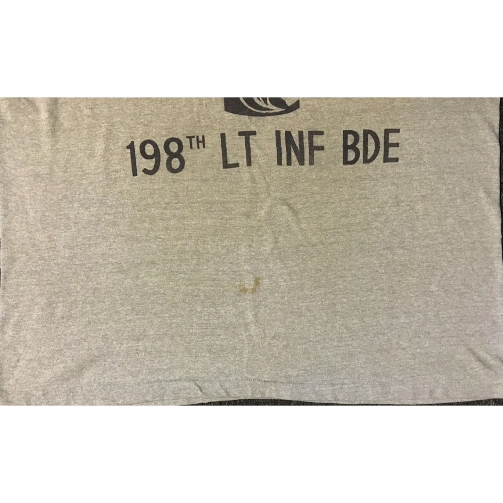 CO VINTAGE 80s CO 1st BN 46th INF 198th LT INF BDE Faded Shirt M Military Army Grunge Shirt Mens M Gray 80s 90s Military USA USA Grunge/Distressed Shirt Size US M / EU 48-50 / 2 - 5 Thumbnail