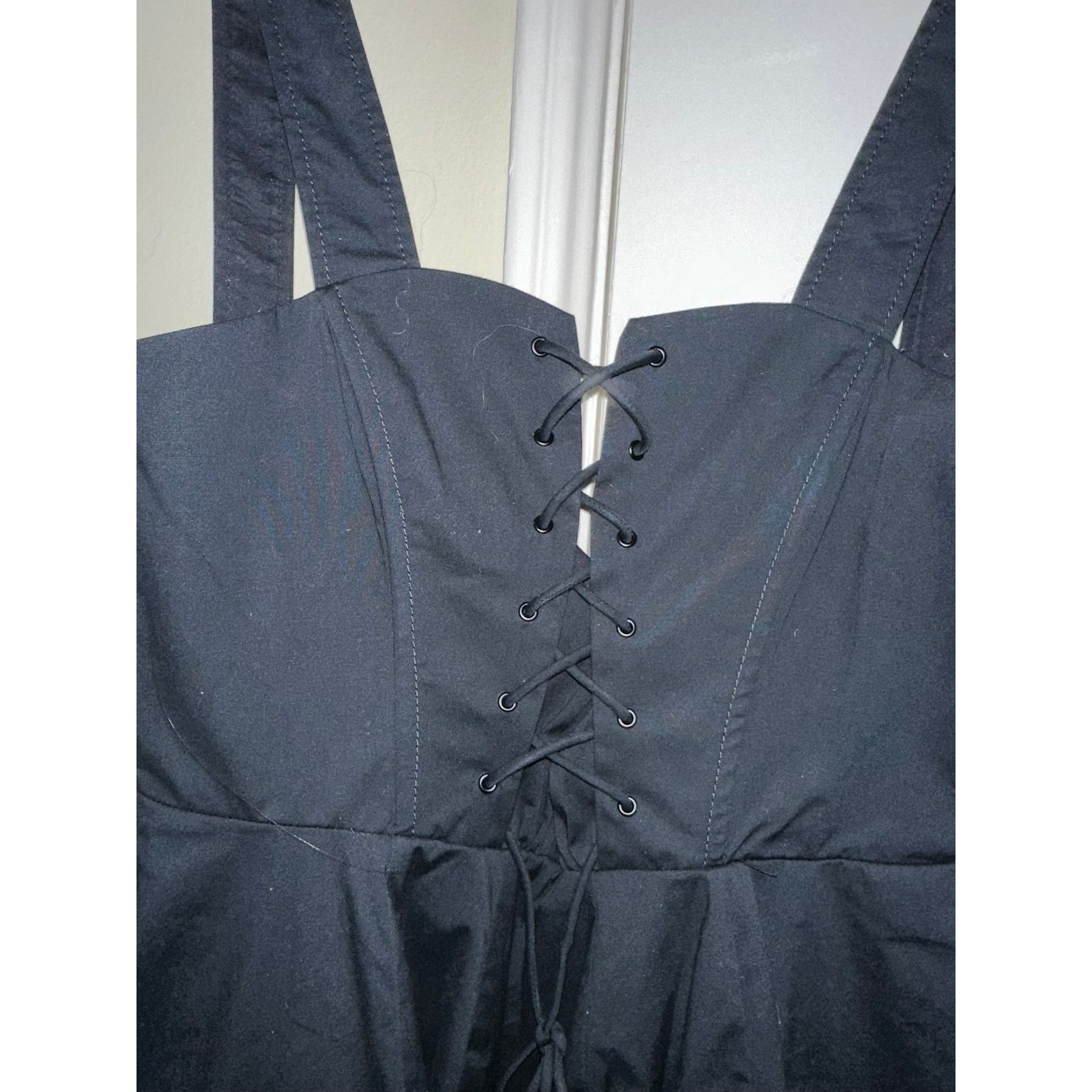 Staud Authentic Staud mini Sutton black dress Size S / US 4 / IT 40 - 2 Thumbnail
