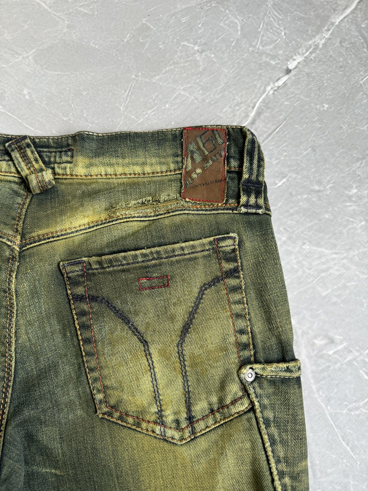 Miss Sixty Y2K Vintage Miss Sixty Flip Vargo Dirty Denim Jeans Bootcut Size 28" / US 6 / IT 42 - 17 Thumbnail