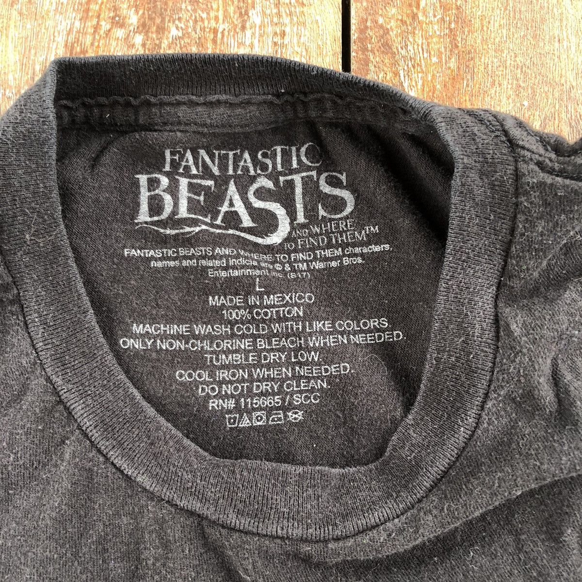 Warner Bros Movie Fantastic Beast T Shirt Size US L / EU 52-54 / 3 - 4 Thumbnail