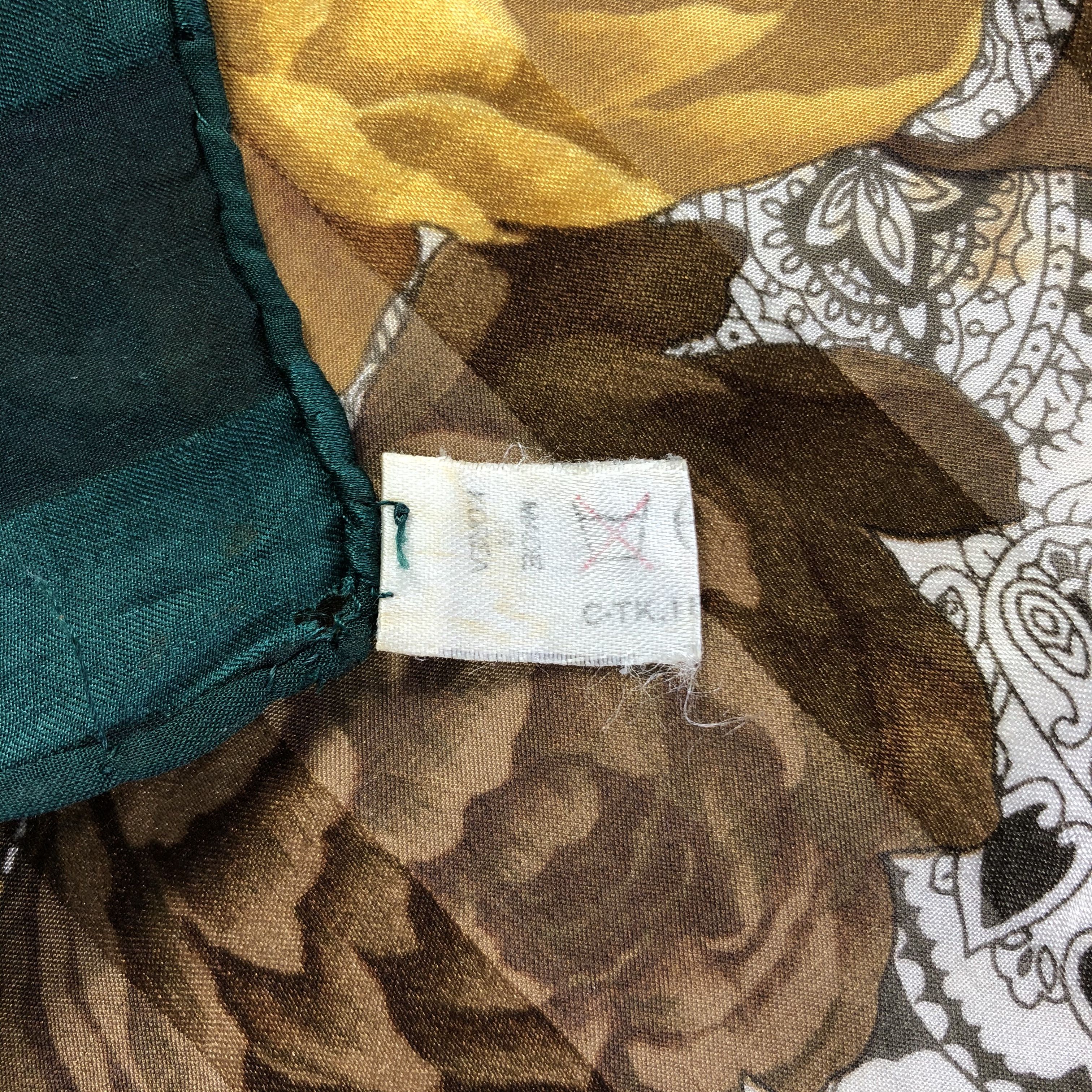 Vintage Vintage Silk Scarf Size ONE SIZE - 6 Thumbnail