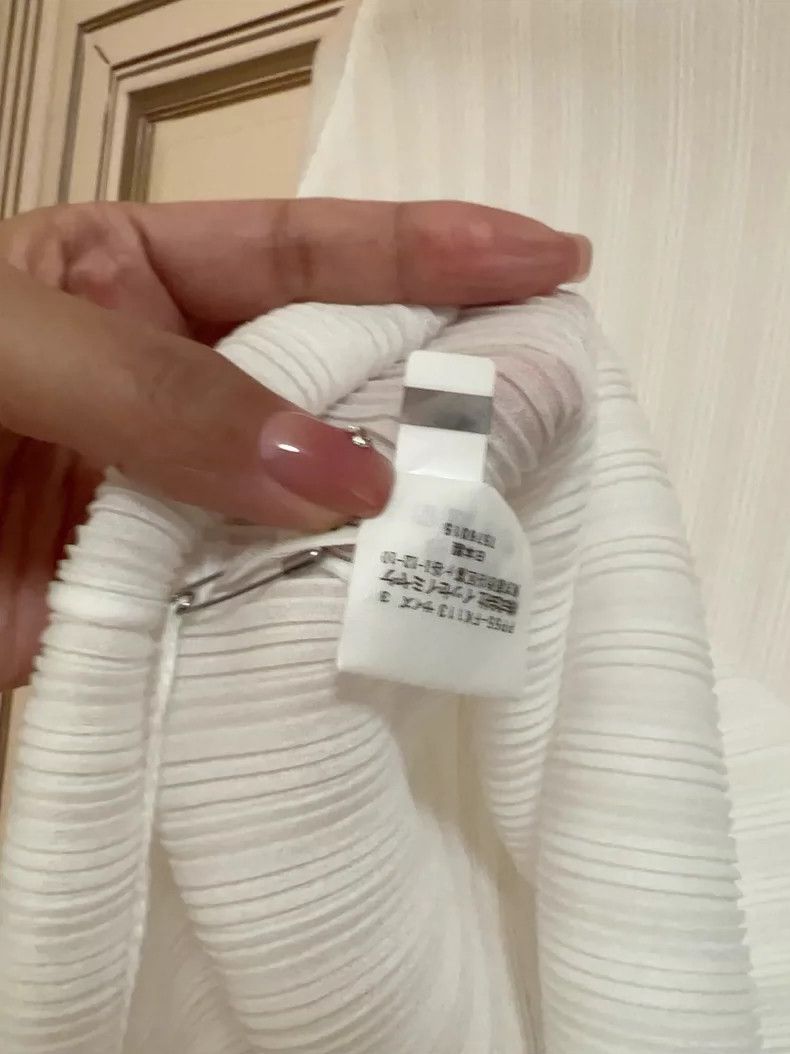Issey Miyake issey miyake White long-sleeved top 2505-Nextarrow Size S / US 4 / IT 40 - 4 Thumbnail