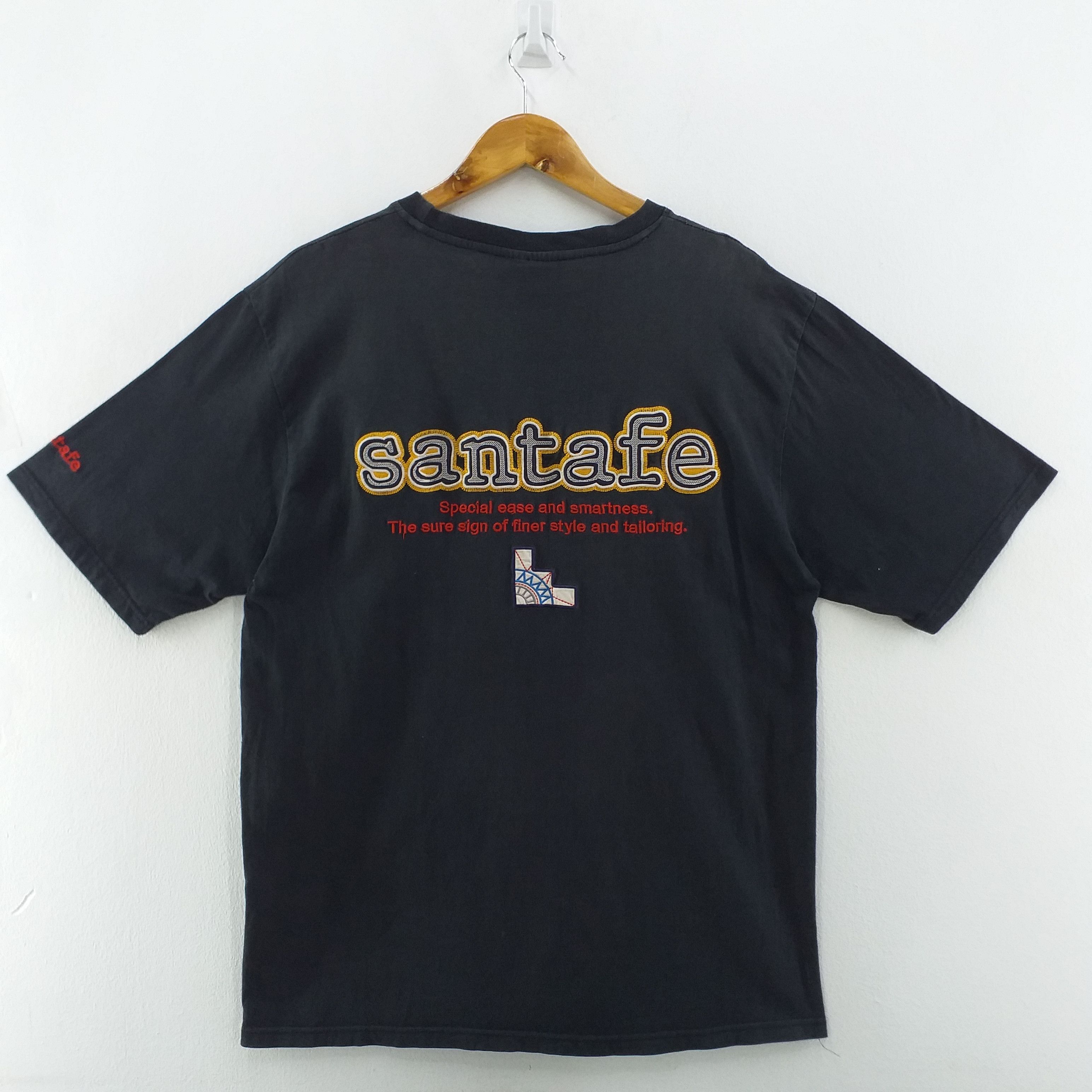 Japanese Brand Vintage Santafe Big Spell Out T Shirt Large -G016 Size US L / EU 52-54 / 3 - 1 Thumbnail