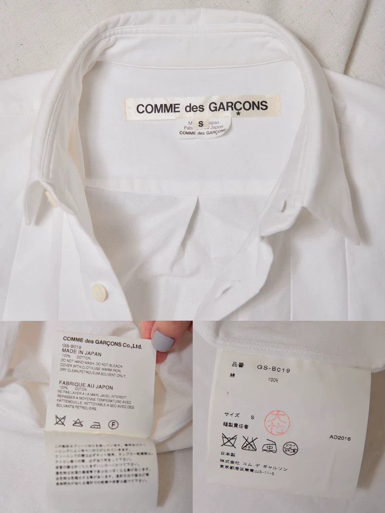 Comme des Garcons Comme Des Garcons White pleated shirt Size S / US 4 / IT 40 - 9 Thumbnail