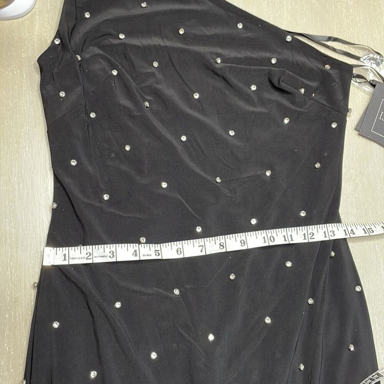 Other NWT Mac Duggal rhinestone beaded cocktail gown Size S / US 4 / IT 40 - 11 Thumbnail